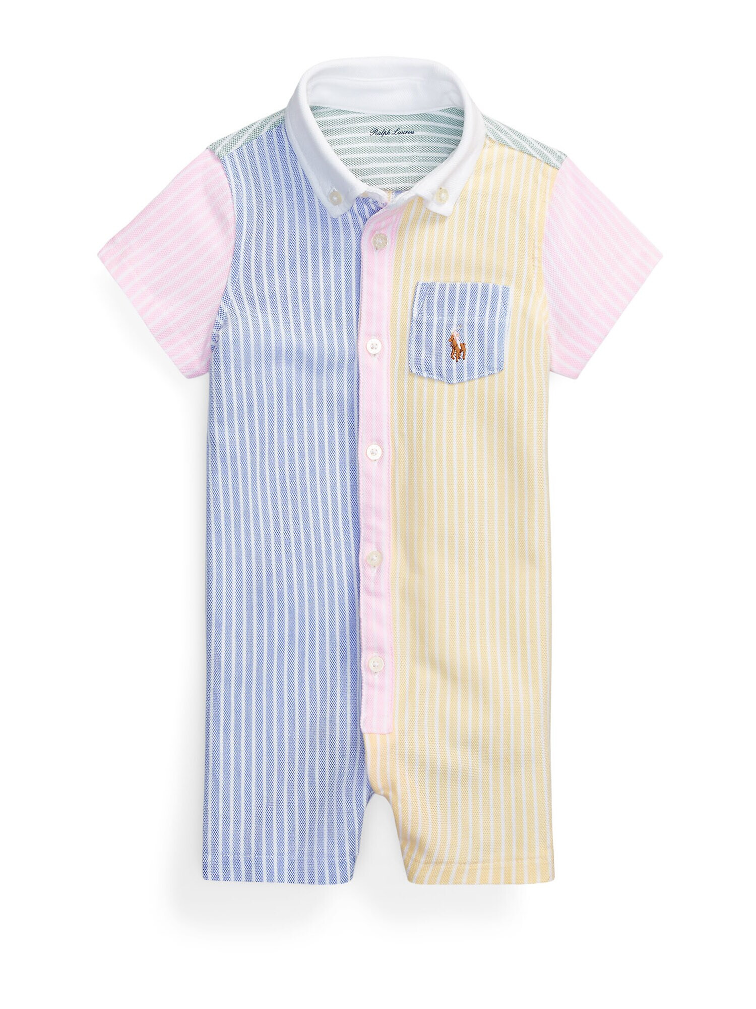 Polo Ralph Lauren Overall μπλε / κίτρινο / ρόδινο / λευκό - Pepit.gr