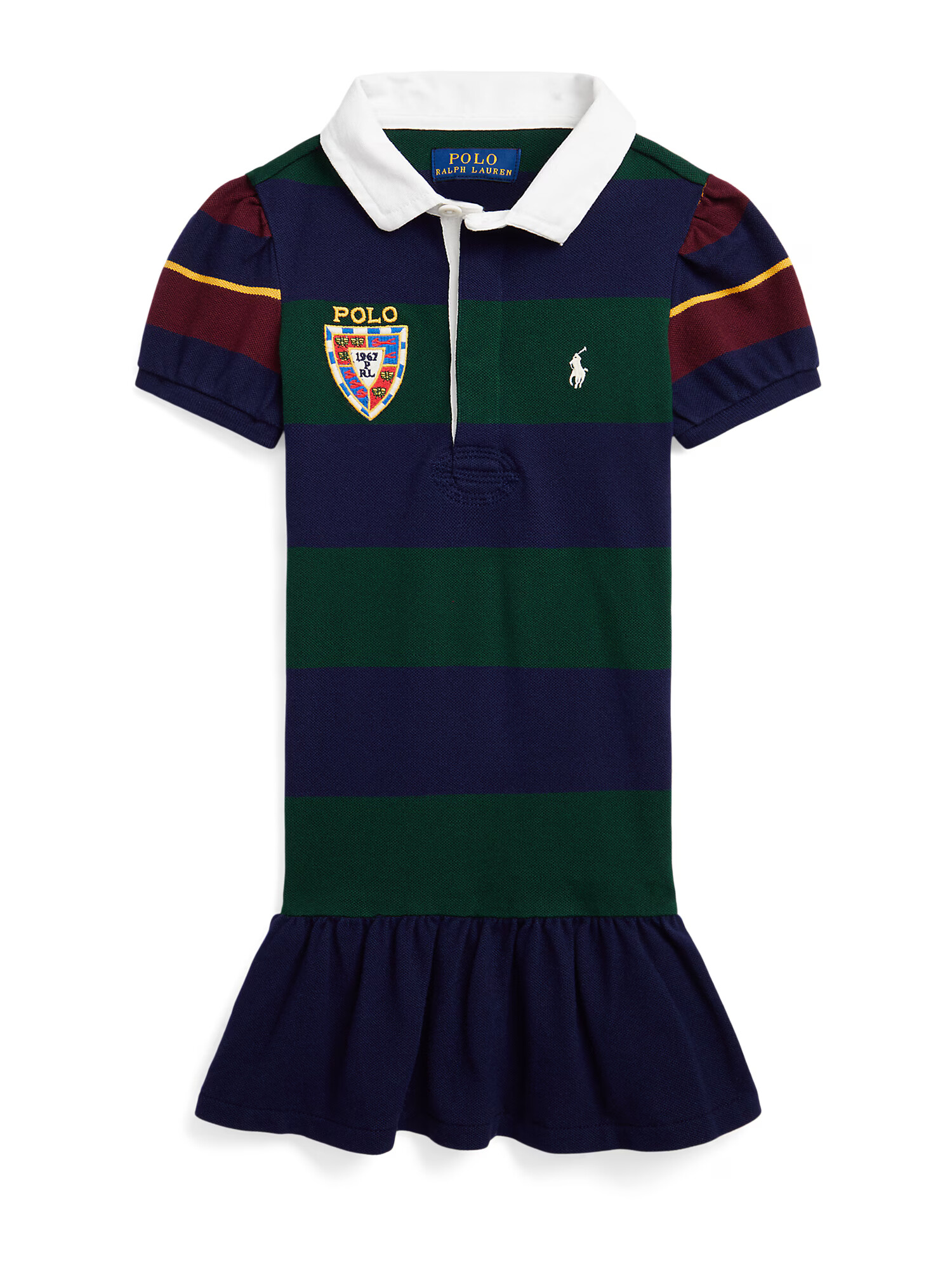 Polo Ralph Lauren Φόρεμα σκούρο μπλε / σμαραγδί / μπορντό / λευκό - Pepit.gr