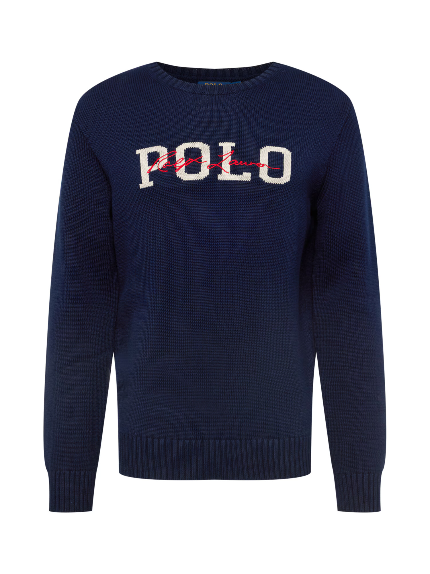 Polo Ralph Lauren Πουλόβερ ανοικτό μπεζ / ναυτικό μπλε / γρεναδίνη - Pepit.gr