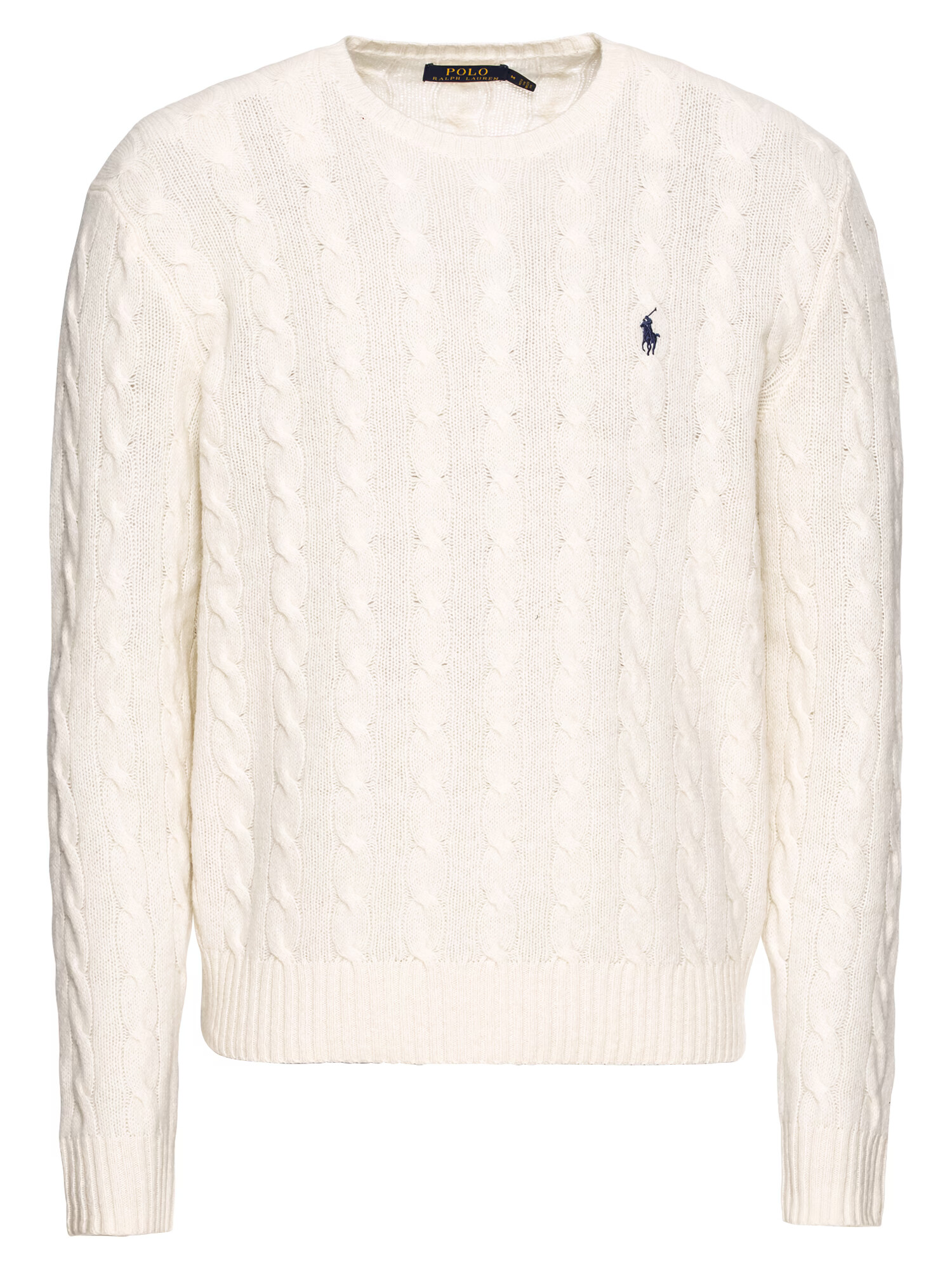 Polo Ralph Lauren Πουλόβερ 'LS CABLE CN-LONG SLEEVE-SWEATER' τσόφλι - Pepit.gr