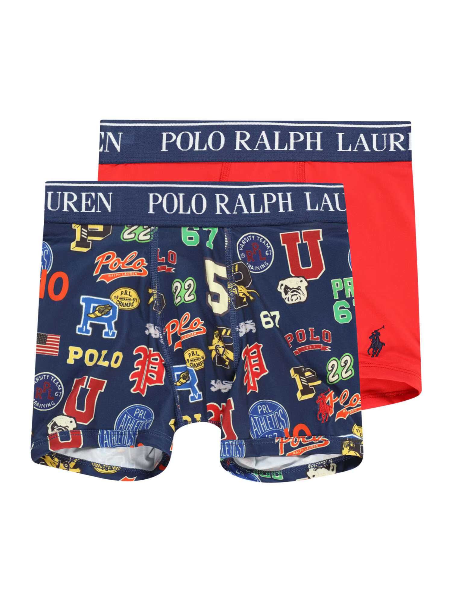 Polo Ralph Lauren Σλιπ ναυτικό μπλε / πράσινο / κόκκινο / λευκό - Pepit.gr