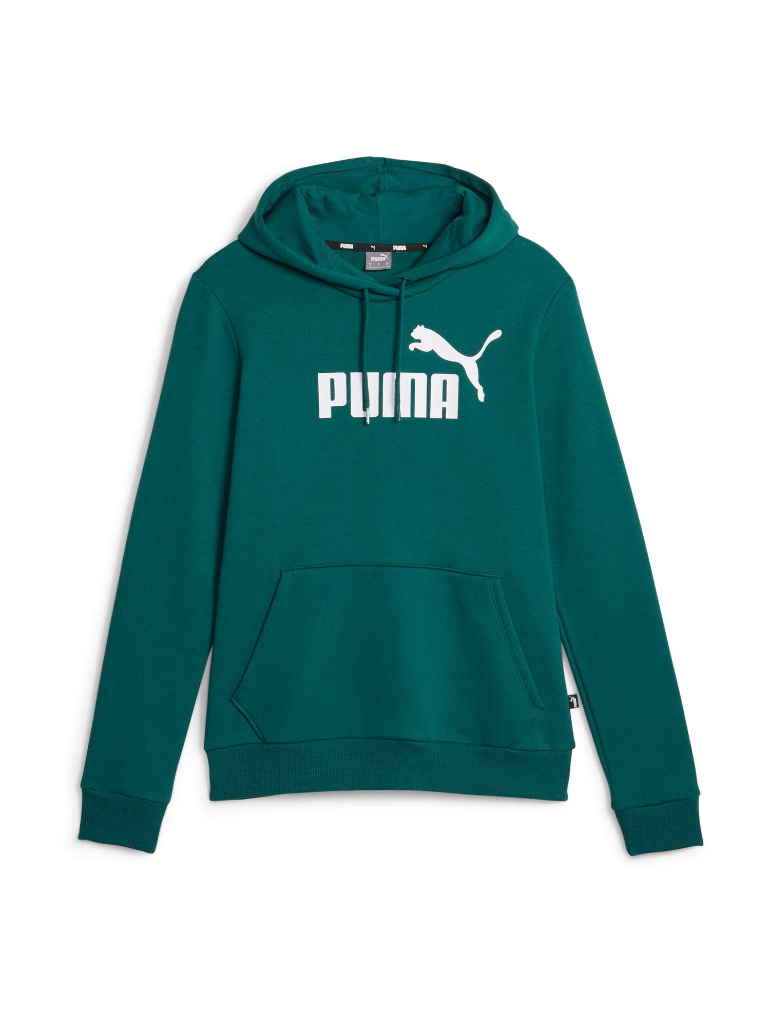 PUMA Αθλητική μπλούζα φούτερ 'Essentials' σκούρο πράσινο / λευκό - Pepit.gr