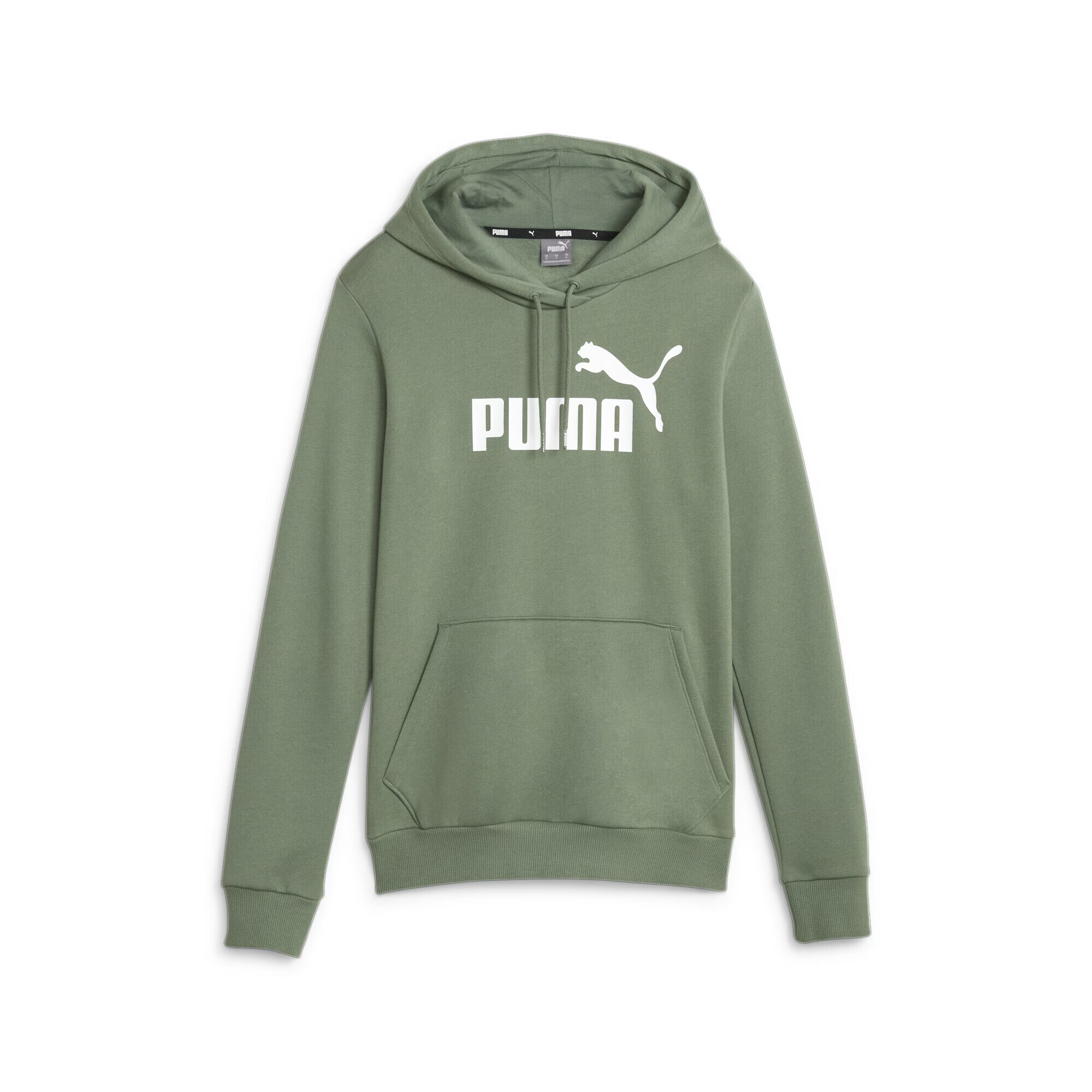 PUMA Αθλητική μπλούζα φούτερ 'Essentials' πράσινο / λευκό - Pepit.gr