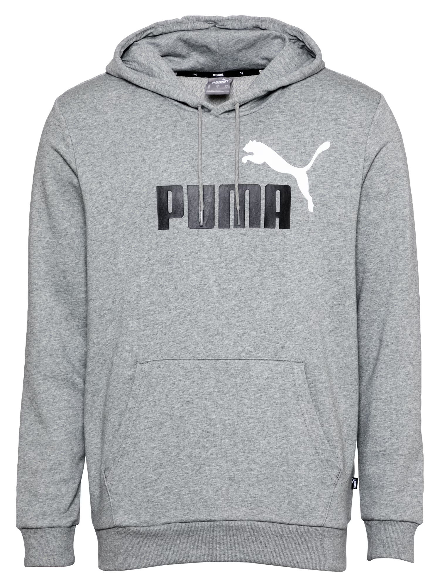 PUMA Αθλητική μπλούζα φούτερ γκρι / μαύρο / λευκό - Pepit.gr