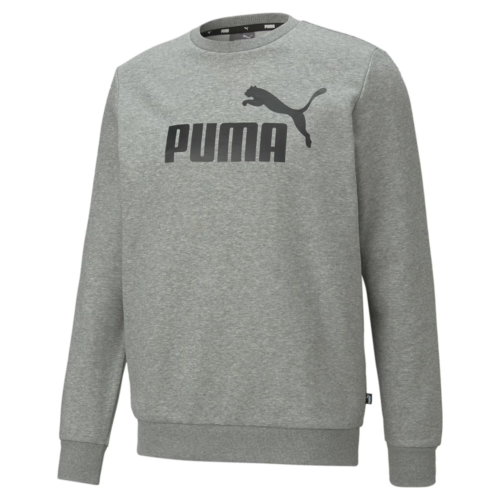 PUMA Αθλητική μπλούζα φούτερ γκρι μελανζέ / μαύρο - Pepit.gr