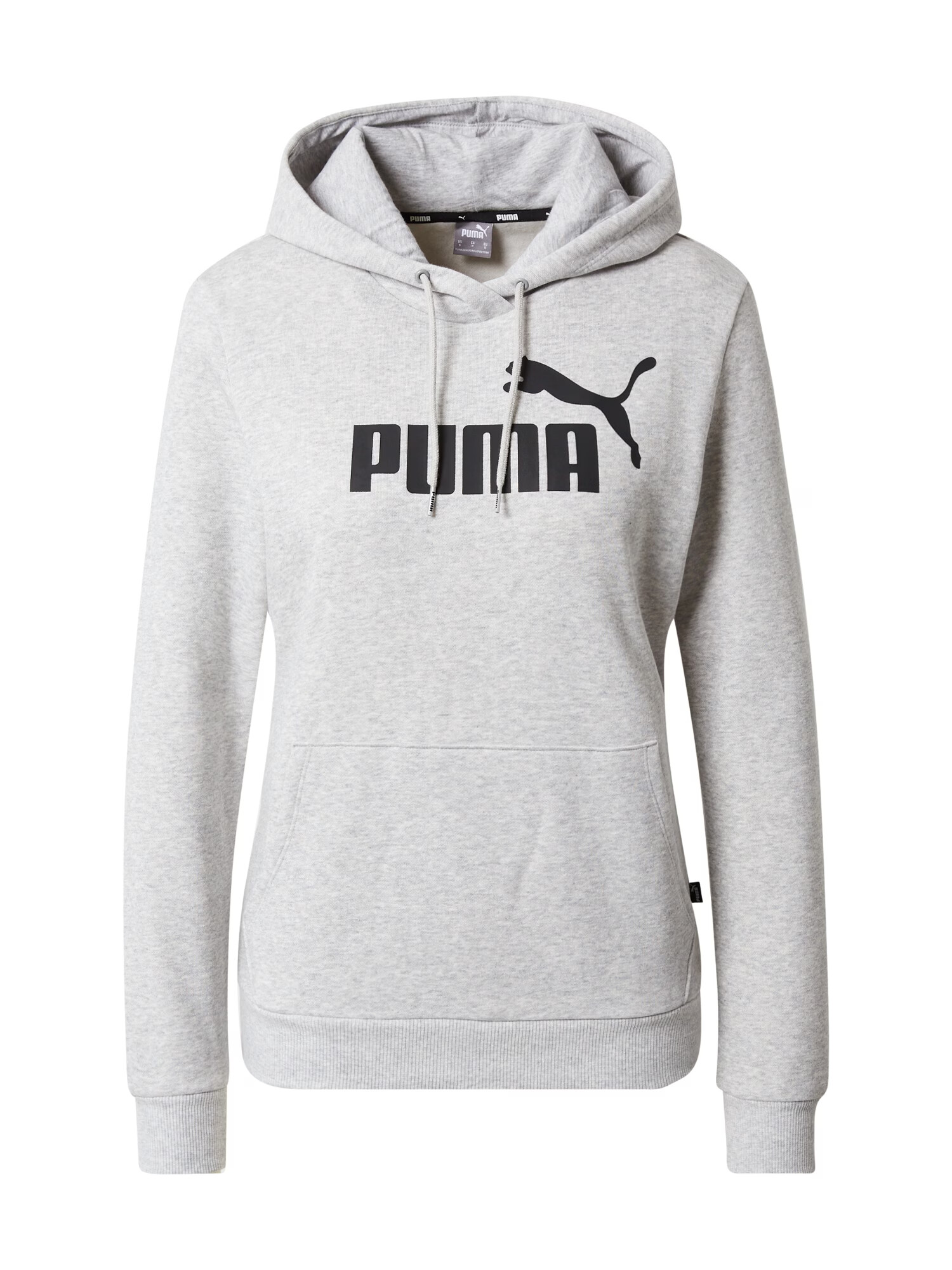 PUMA Αθλητική μπλούζα φούτερ γκρι μελανζέ / μαύρο - Pepit.gr