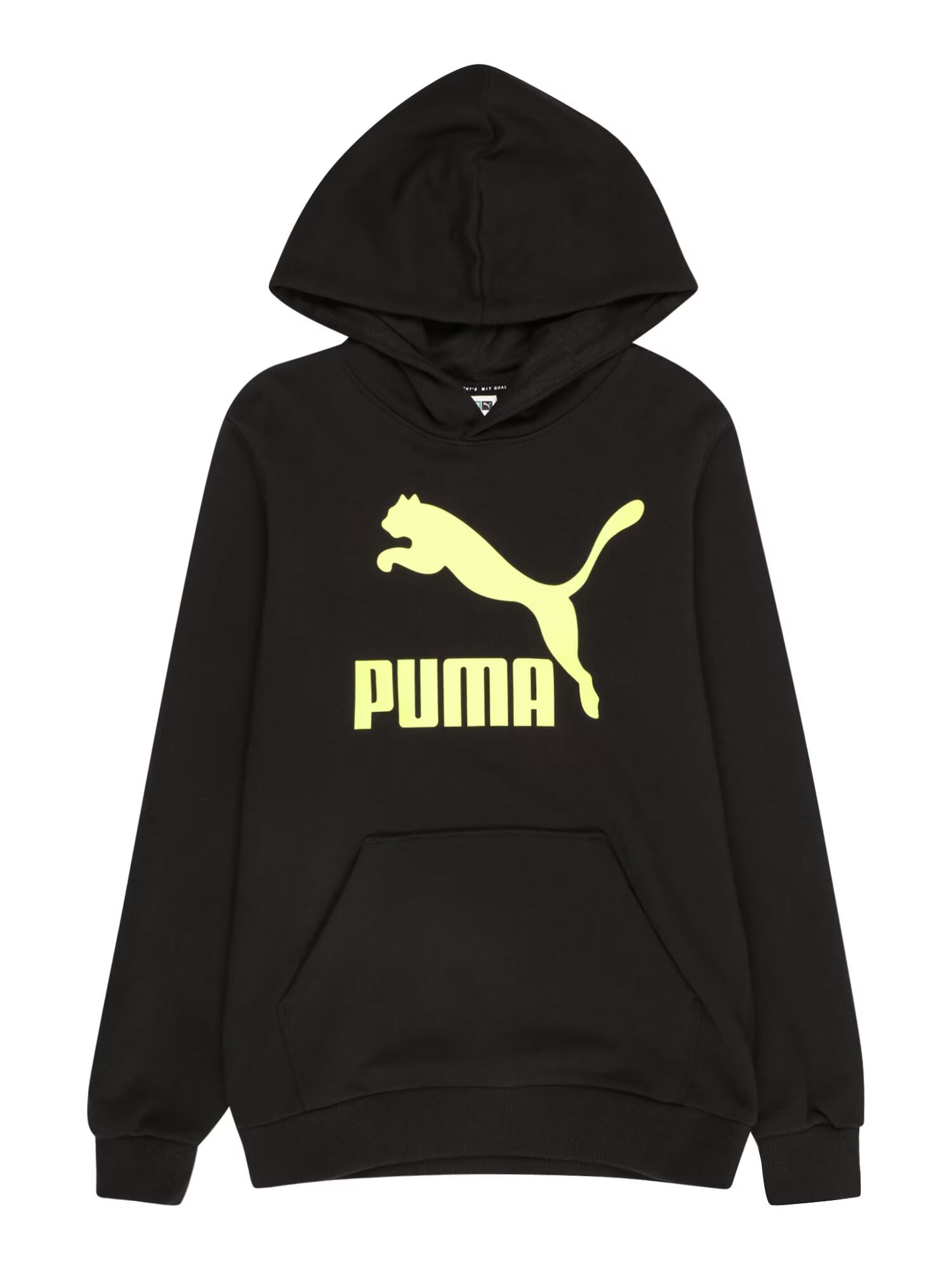 PUMA Αθλητική μπλούζα φούτερ κίτρινο / μαύρο - Pepit.gr