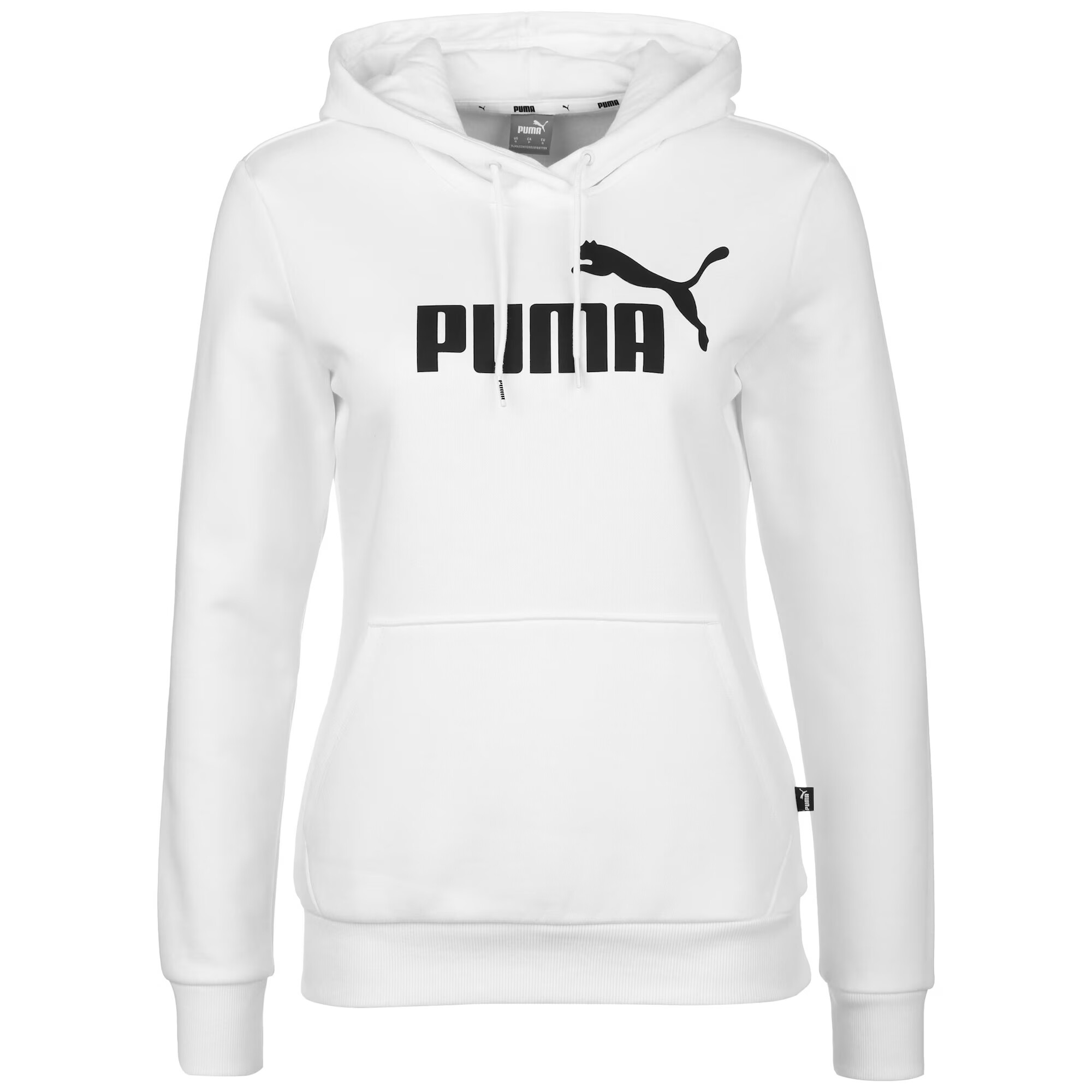 PUMA Αθλητική μπλούζα φούτερ μαύρο / λευκό - Pepit.gr