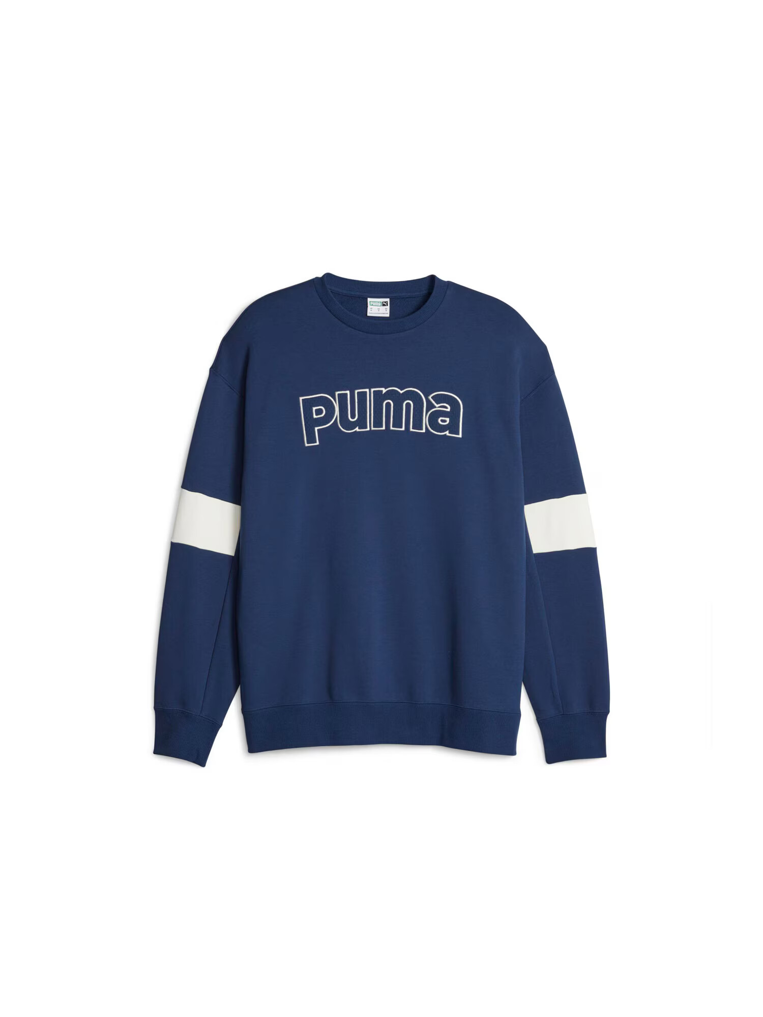 PUMA Αθλητική μπλούζα φούτερ μπλε νύχτας / offwhite - Pepit.gr