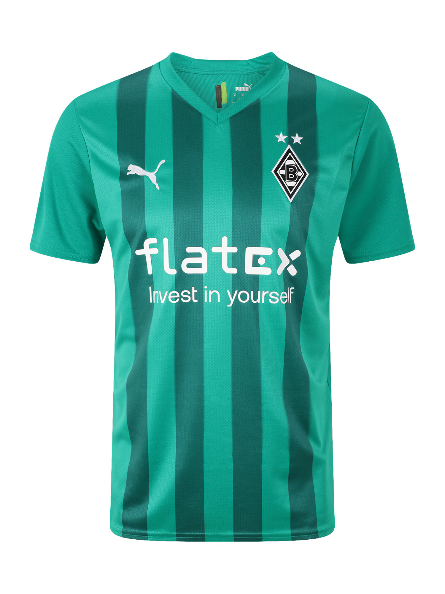 PUMA Αθλητική φανέλα 'Borussia Mönchengladbach Away 2022/2023' σμαραγδί / γαλαζοπράσινο / λευκό - Pepit.gr