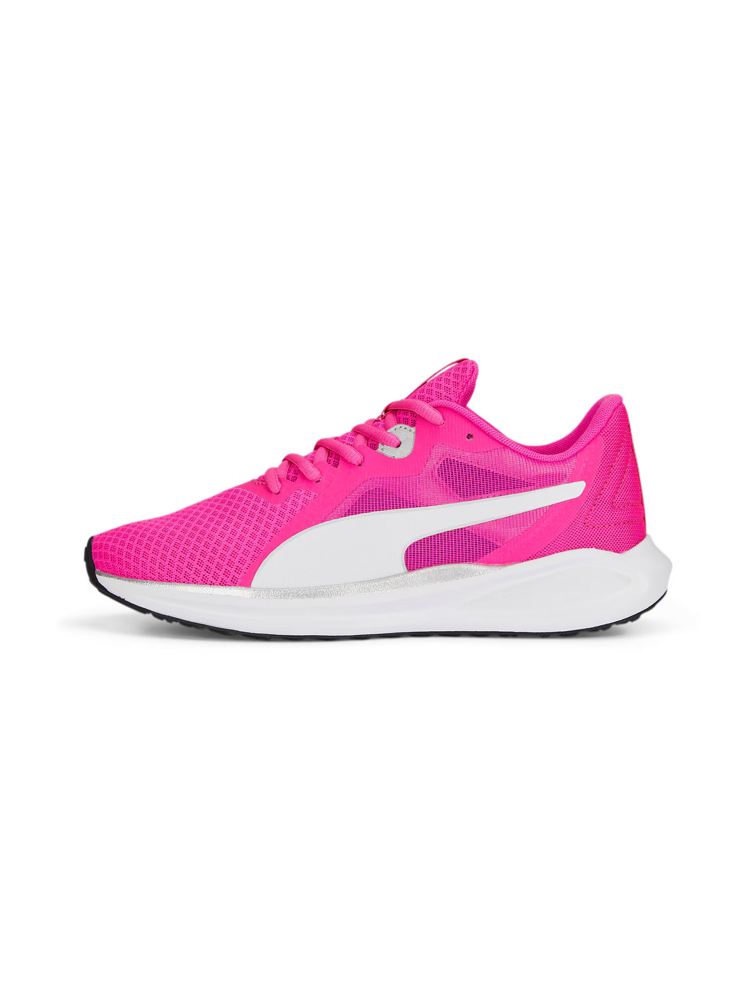 PUMA Αθλητικό παπούτσι 'Twitch Runner Fresh' ασημόγκριζο / ματζέντα / λευκό - Pepit.gr