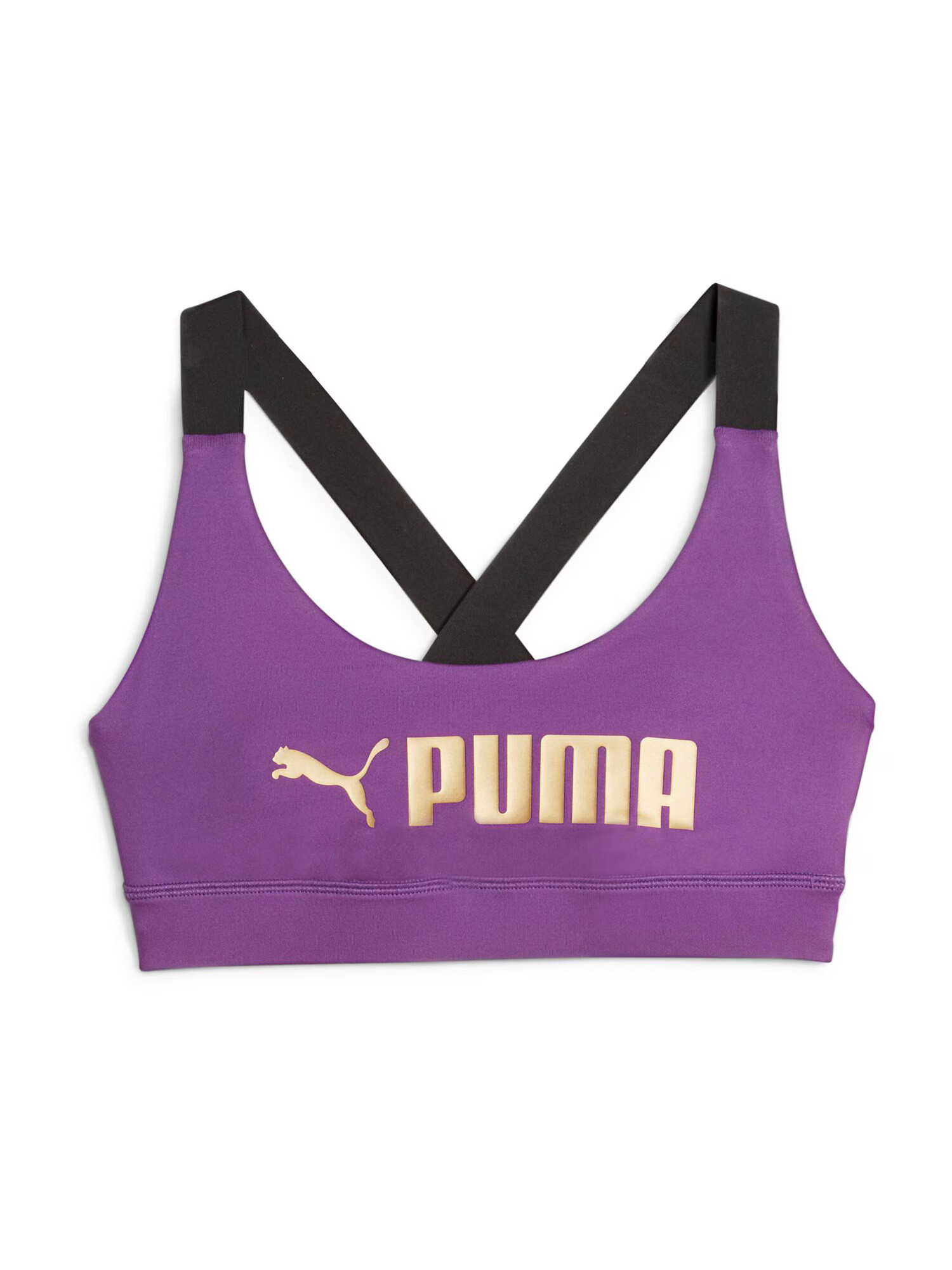 PUMA Αθλητικό σουτιέν άμμος / σκούρο λιλά - Pepit.gr