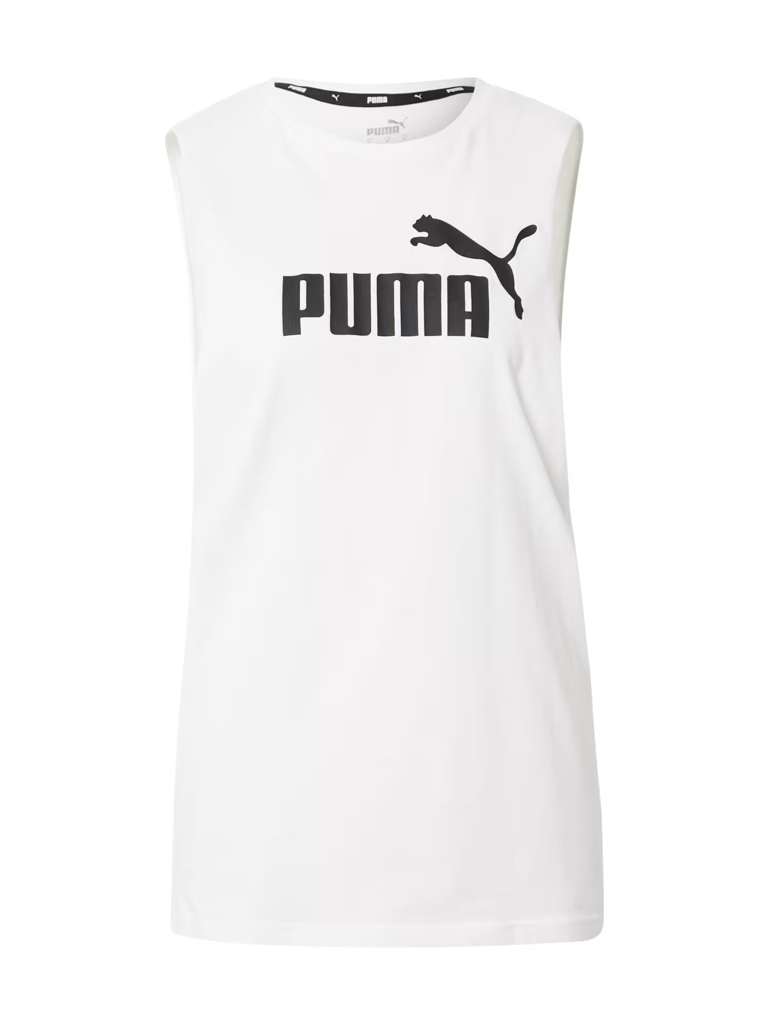 PUMA Αθλητικό τοπ μαύρο / λευκό - Pepit.gr