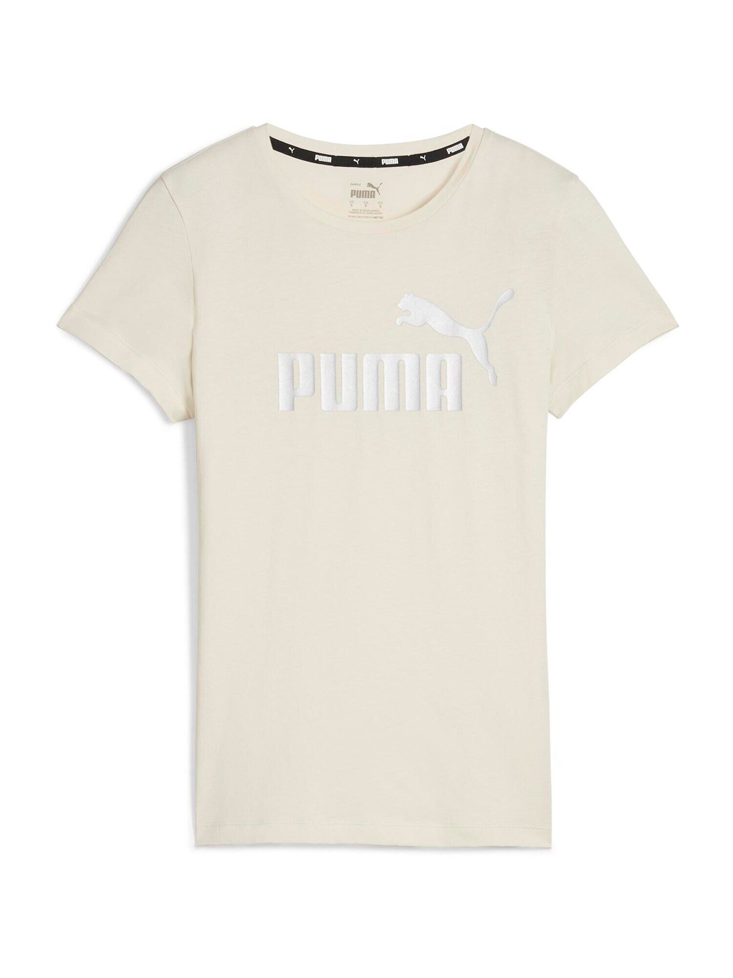 PUMA Λειτουργικό μπλουζάκι 'Essentials+' λευκό / offwhite - Pepit.gr