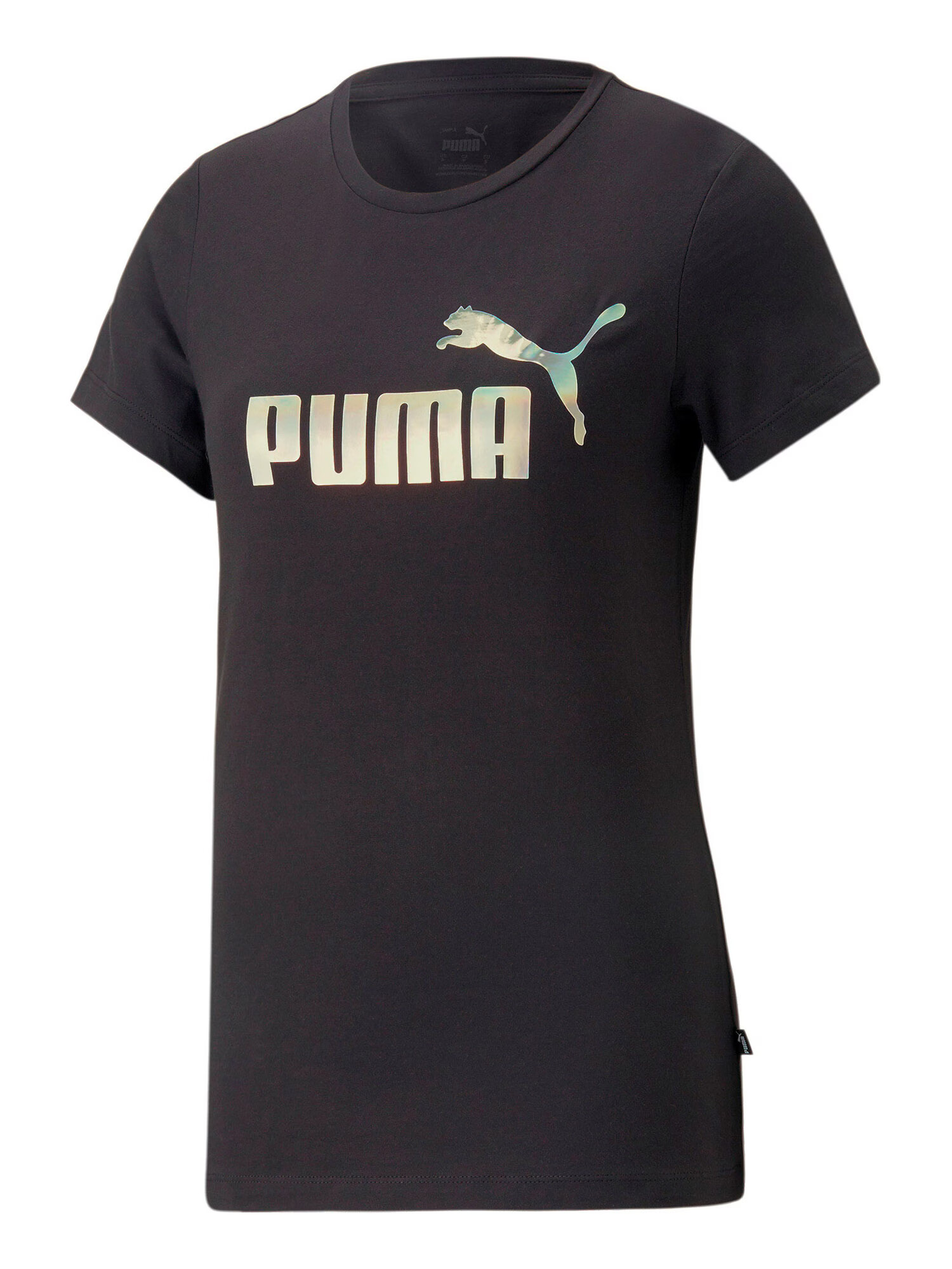 PUMA Λειτουργικό μπλουζάκι χρυσό / μαύρο - Pepit.gr