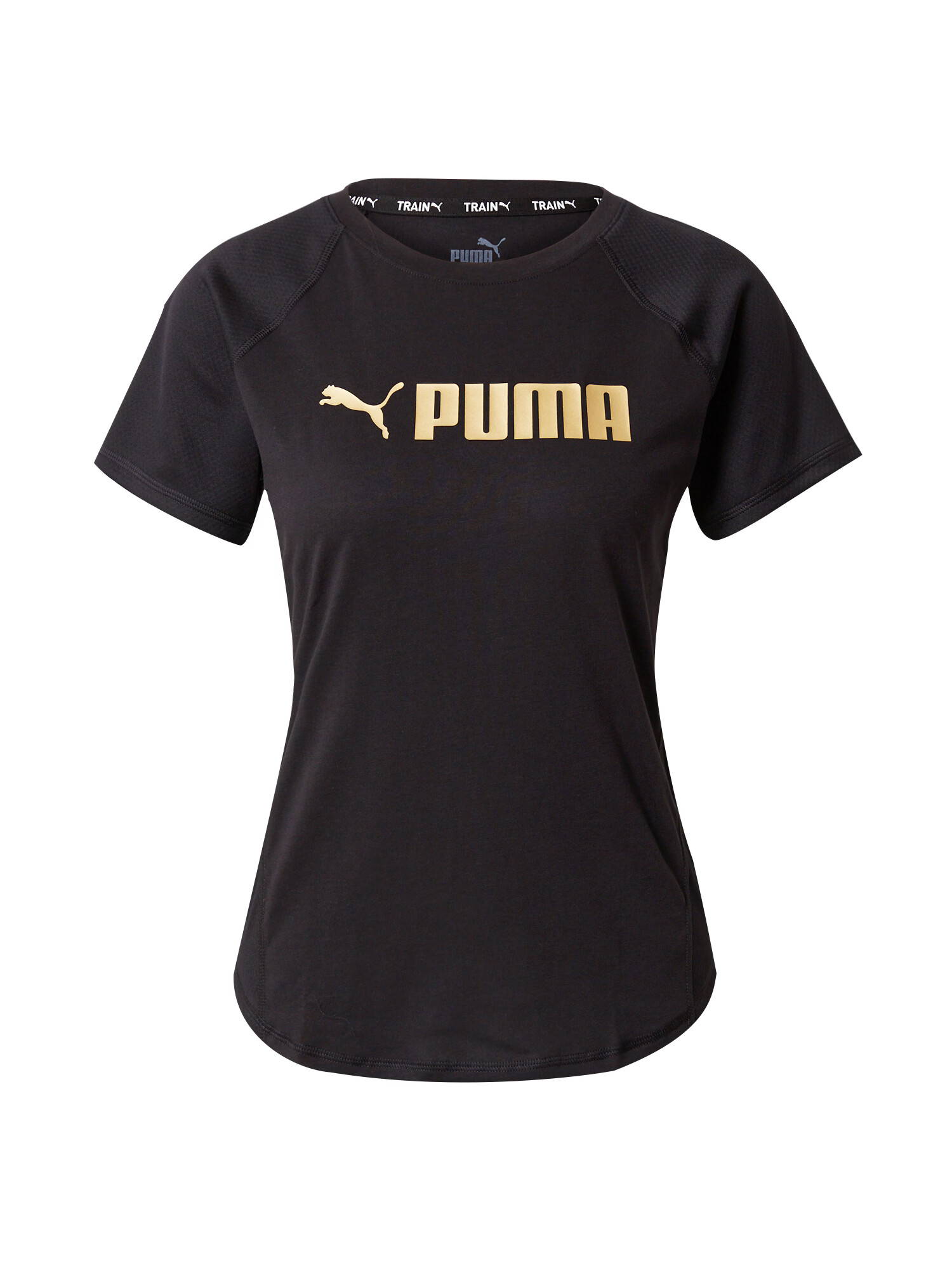 PUMA Λειτουργικό μπλουζάκι κίτρινο / μαύρο - Pepit.gr