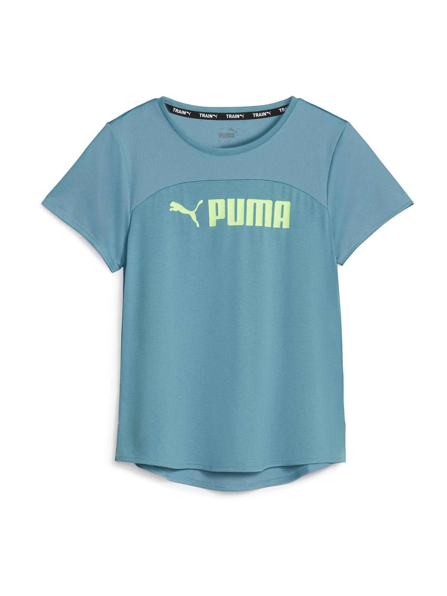 PUMA Λειτουργικό μπλουζάκι 'Ultrabreathe' μπλε κυανό / ανοικτό πράσινο - Pepit.gr