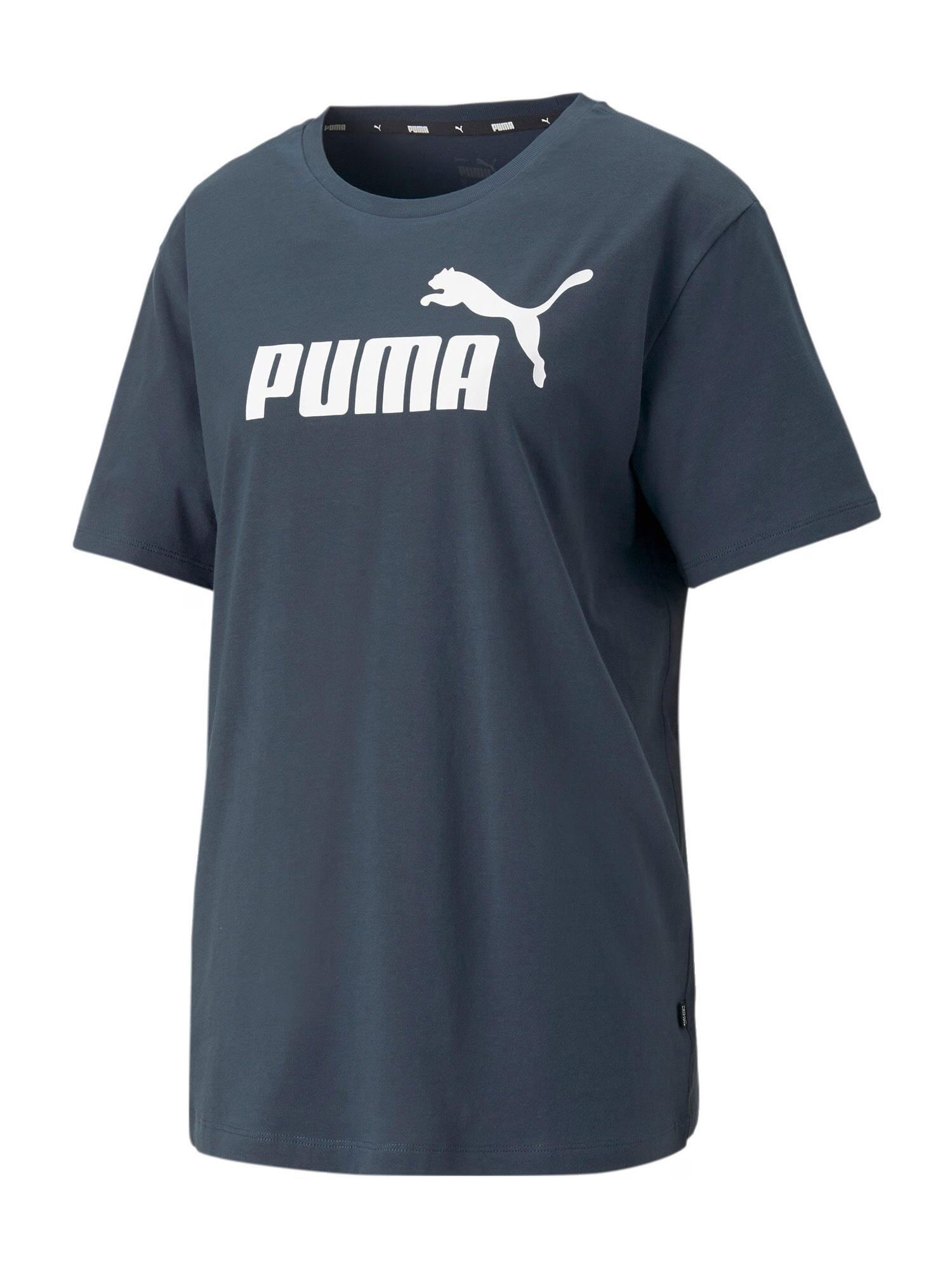 PUMA Λειτουργικό μπλουζάκι μπλε νύχτας / λευκό - Pepit.gr