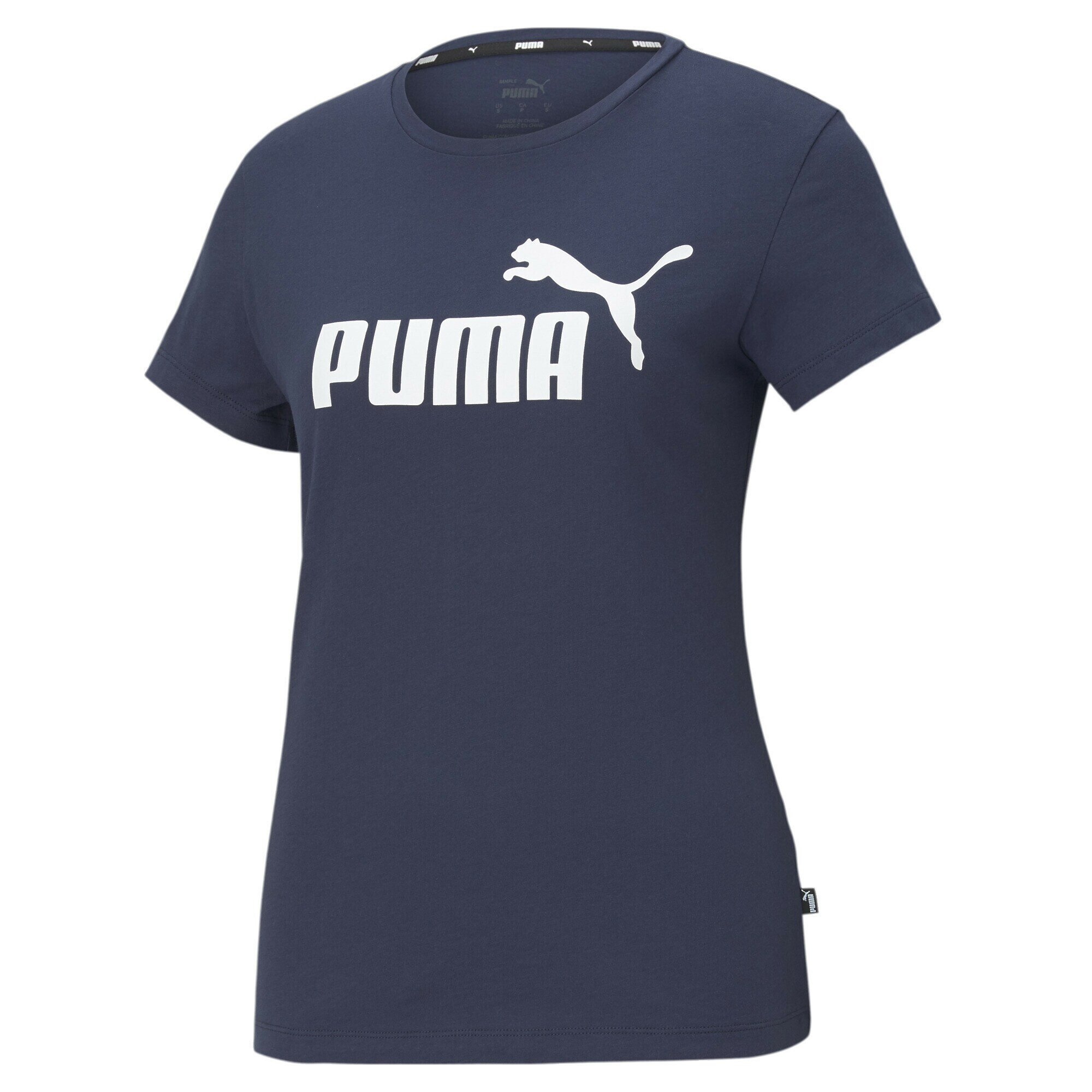 PUMA Λειτουργικό μπλουζάκι ναυτικό μπλε / λευκό - Pepit.gr