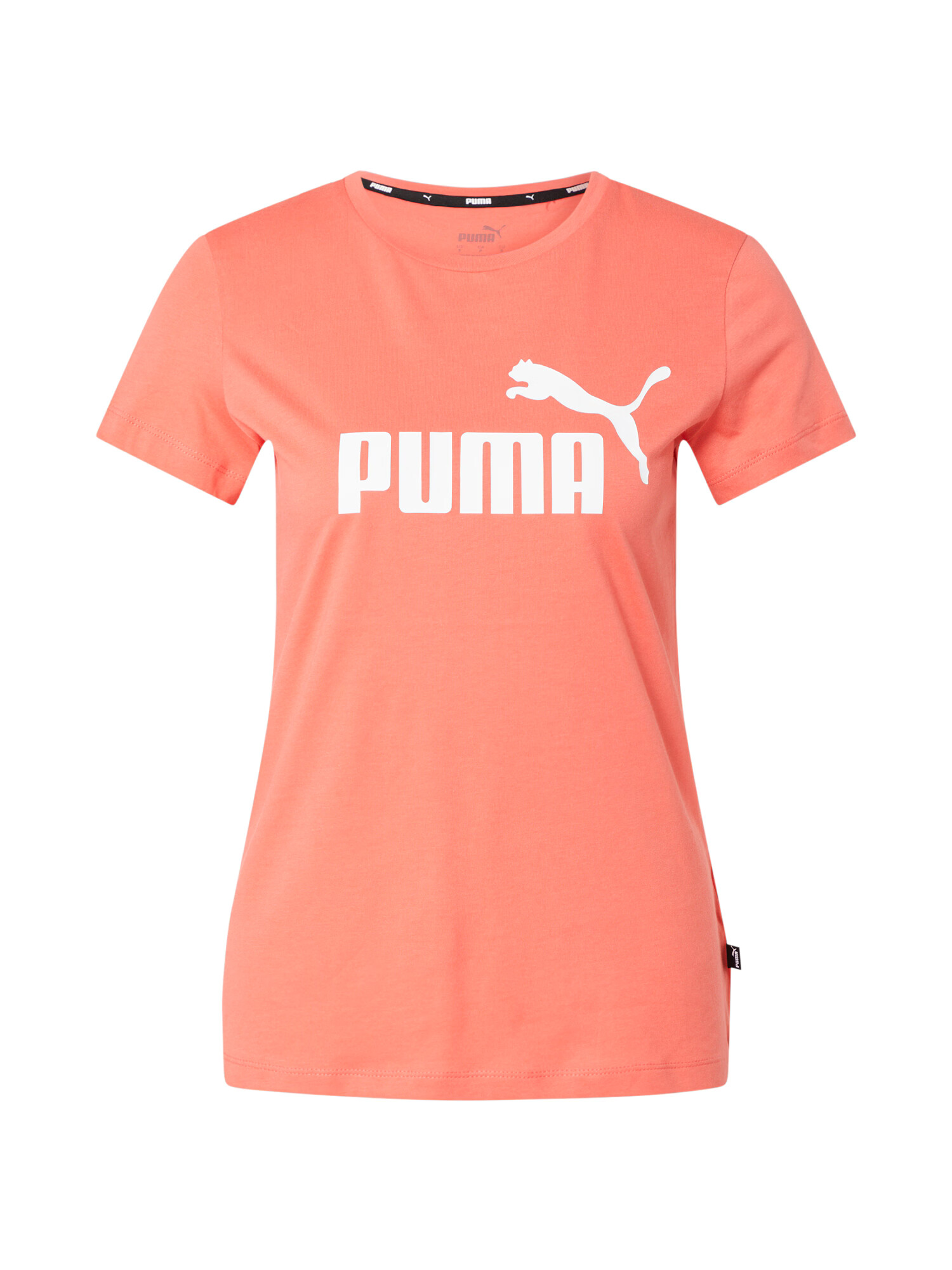 PUMA Λειτουργικό μπλουζάκι σομόν / λευκό - Pepit.gr