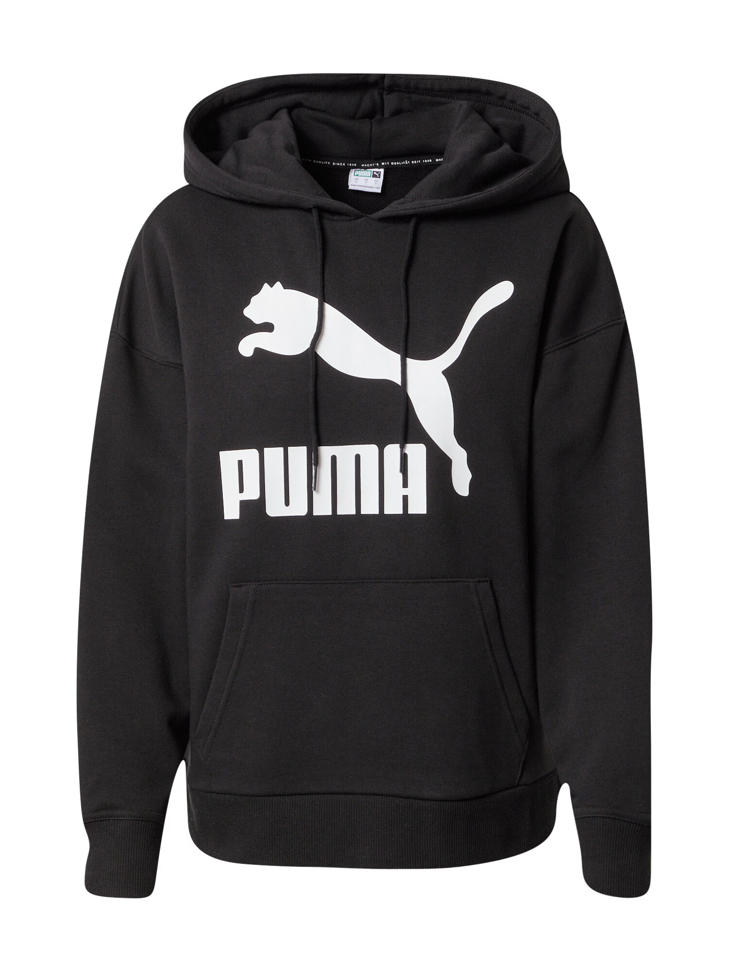 PUMA Μπλούζα φούτερ 'Classics' μαύρο / λευκό - Pepit.gr