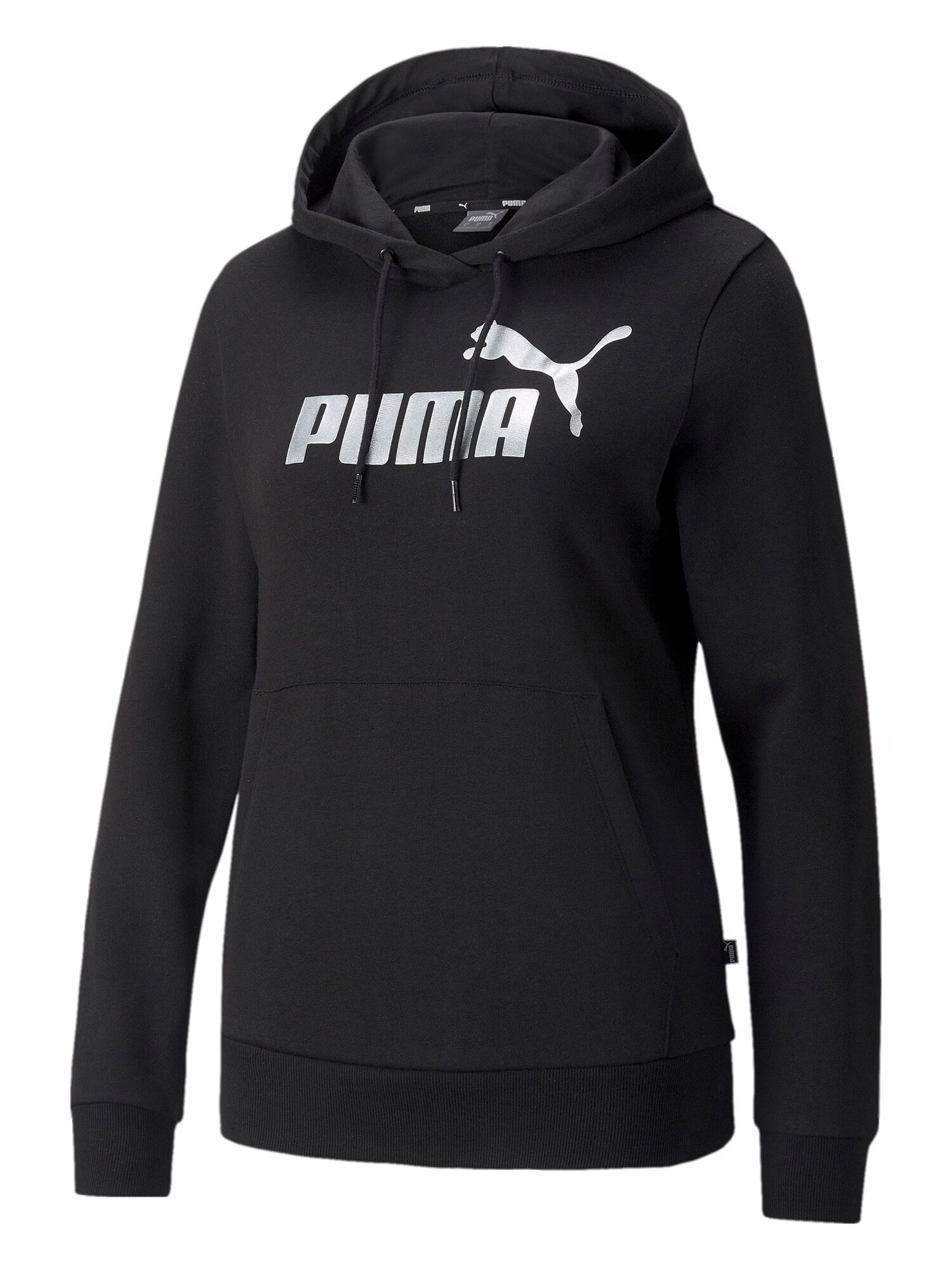 PUMA Αθλητική μπλούζα φούτερ μαύρο / λευκό - Pepit.gr