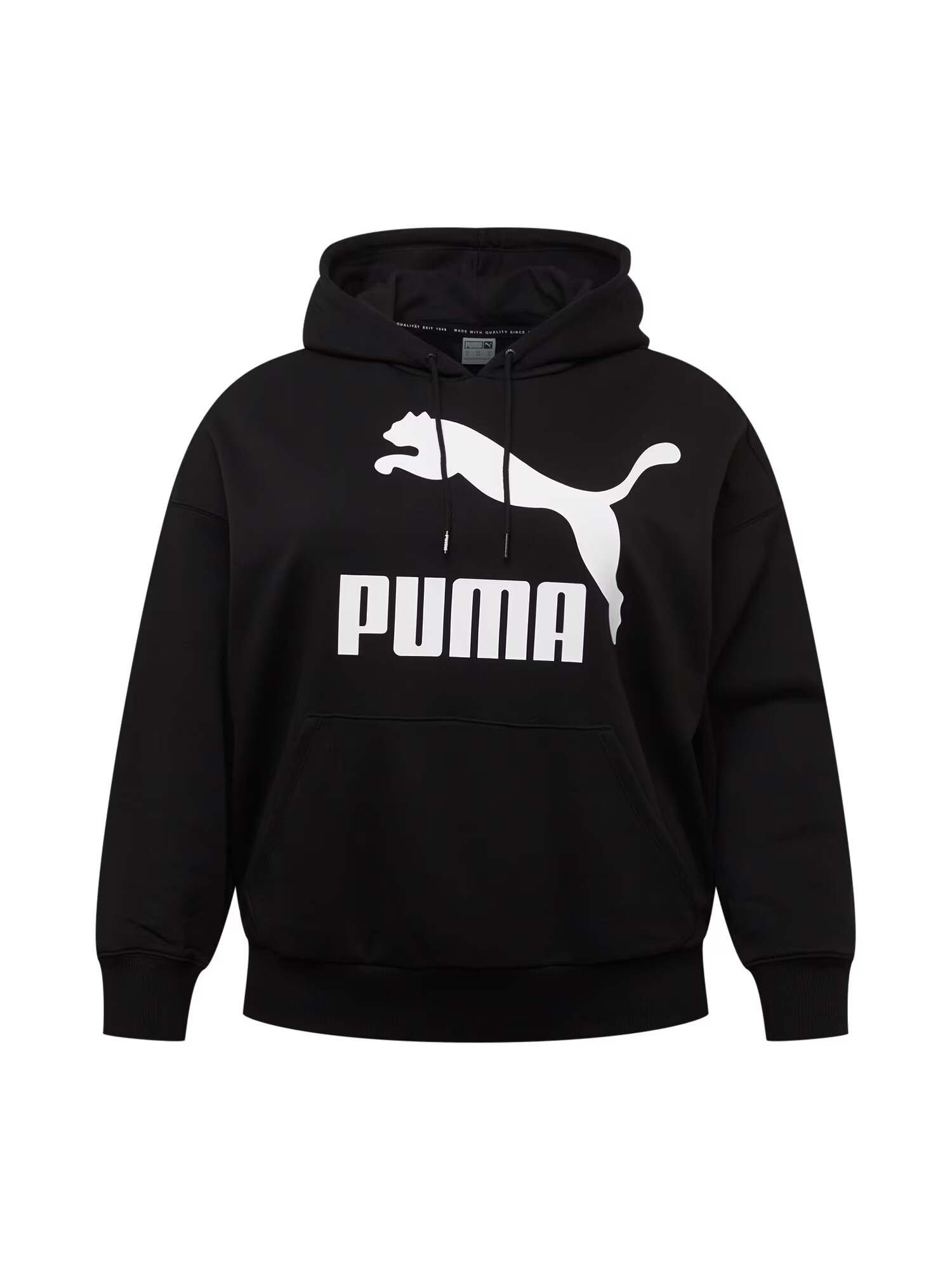 PUMA Μπλούζα φούτερ μαύρο / λευκό - Pepit.gr