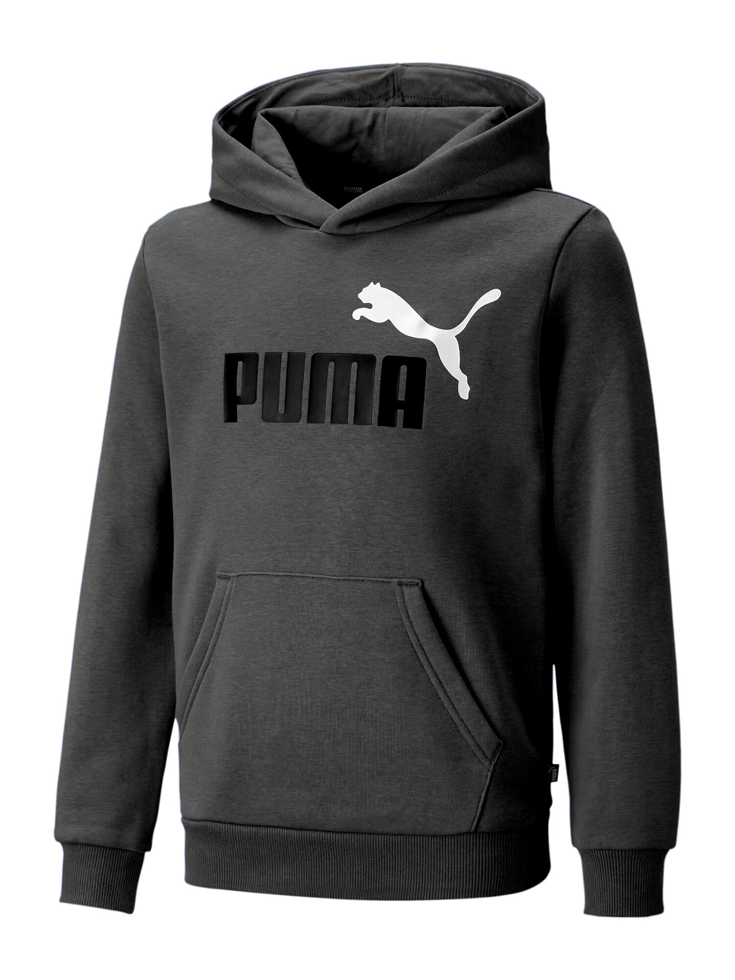 PUMA Μπλούζα φούτερ μαύρο / μαύρο μελανζέ / λευκό - Pepit.gr