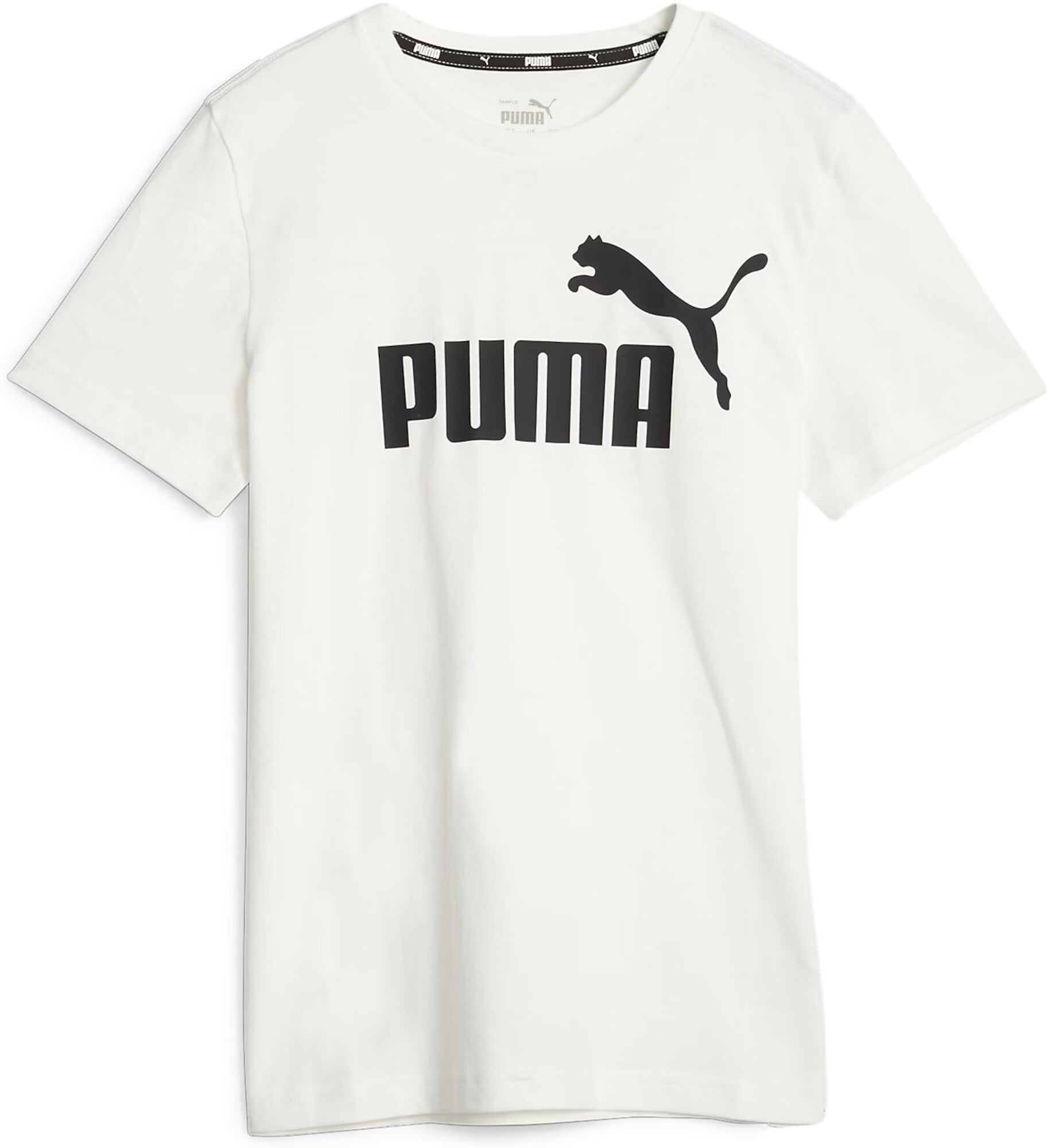 PUMA Μπλουζάκι 'Essentials' μαύρο / λευκό - Pepit.gr