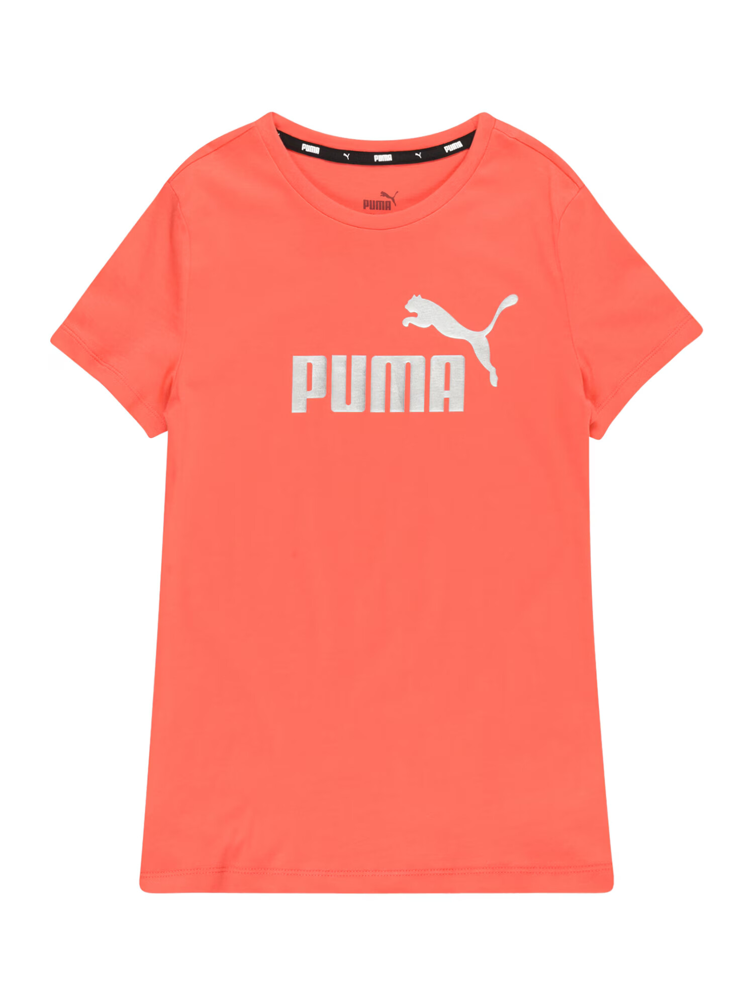 PUMA Μπλουζάκι κοραλί / ασημί - Pepit.gr