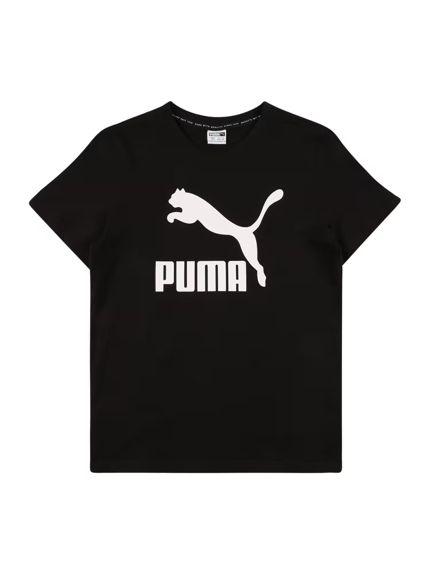 PUMA Μπλουζάκι μαύρο / λευκό - Pepit.gr