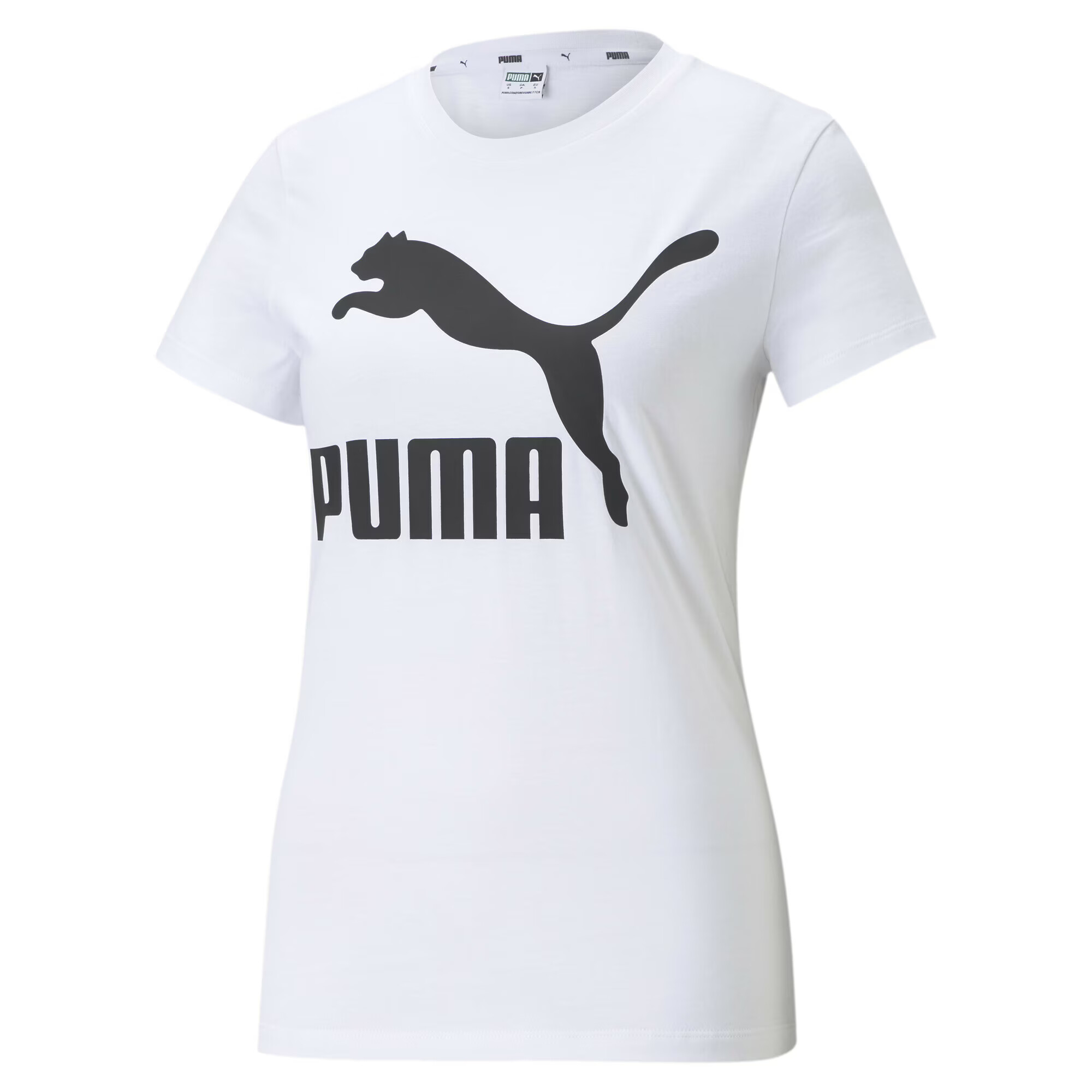 PUMA Μπλουζάκι 'Classic' μαύρο / λευκό - Pepit.gr