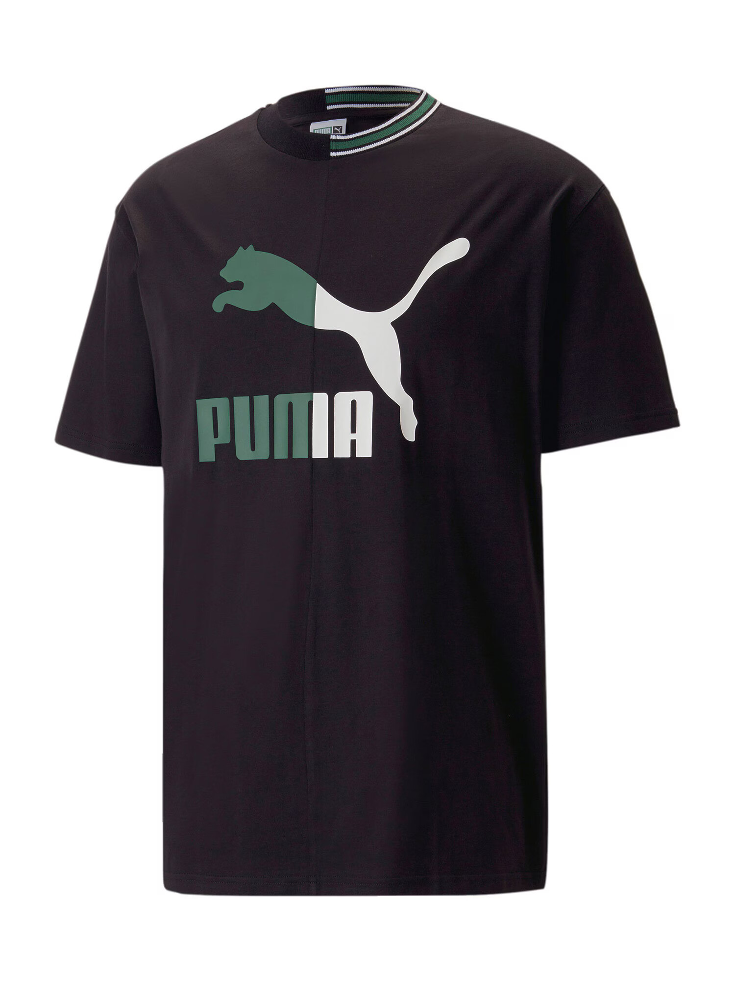 PUMA Μπλουζάκι πράσινο / μαύρο / λευκό - Pepit.gr