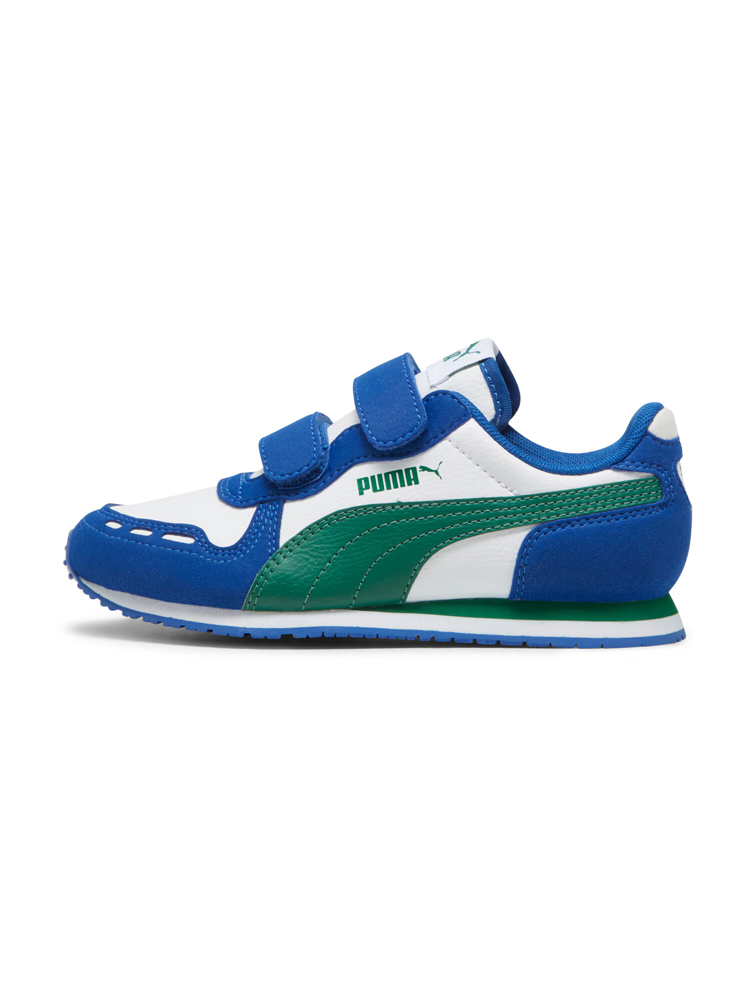 PUMA Σνίκερ 'Cabana Racer' μπλε / πράσινο γρασιδιού / λευκό - Pepit.gr