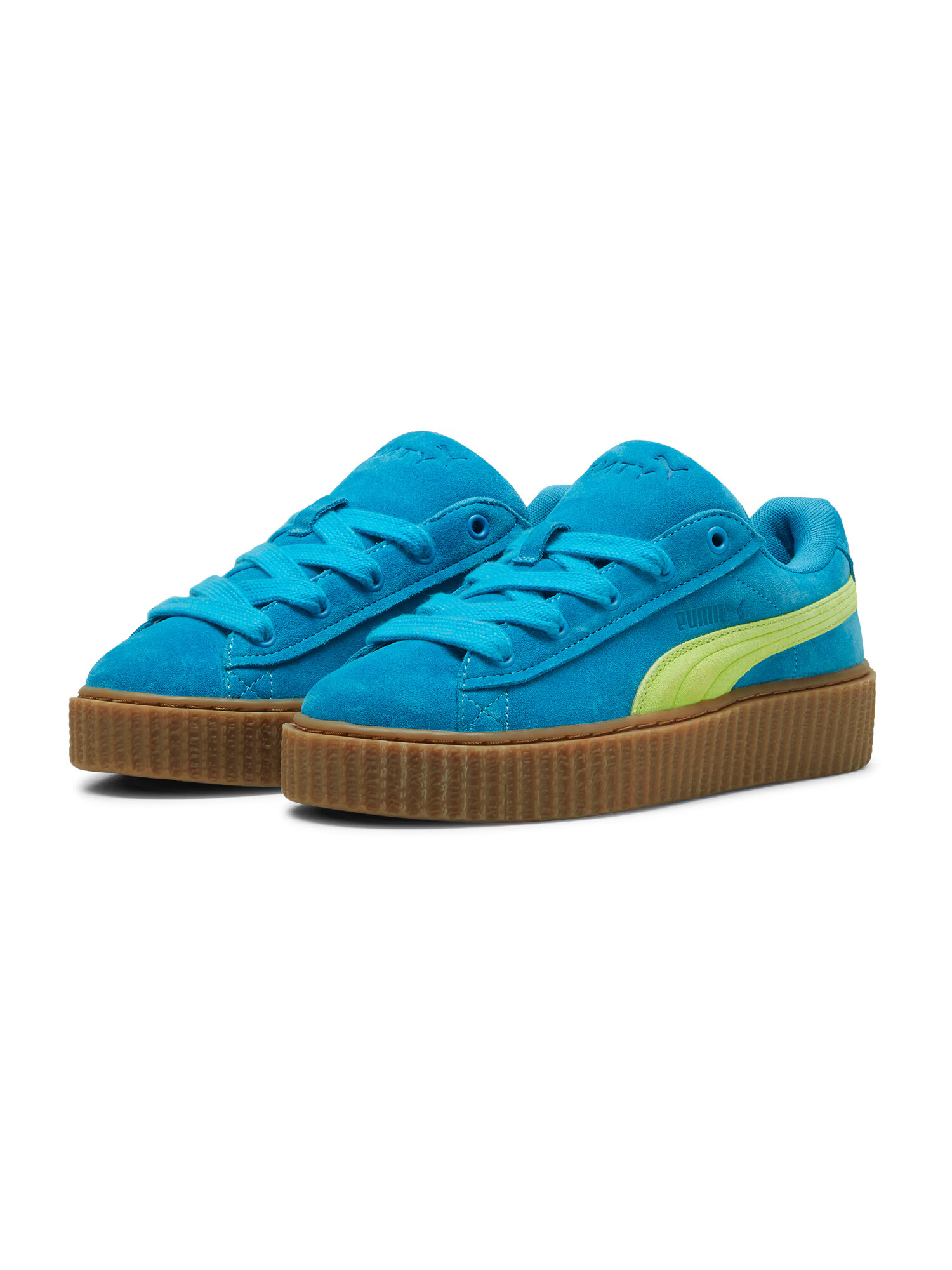 PUMA Σνίκερ χαμηλό 'CREEPER FENTY' μπλε / λεμονί - Pepit.gr