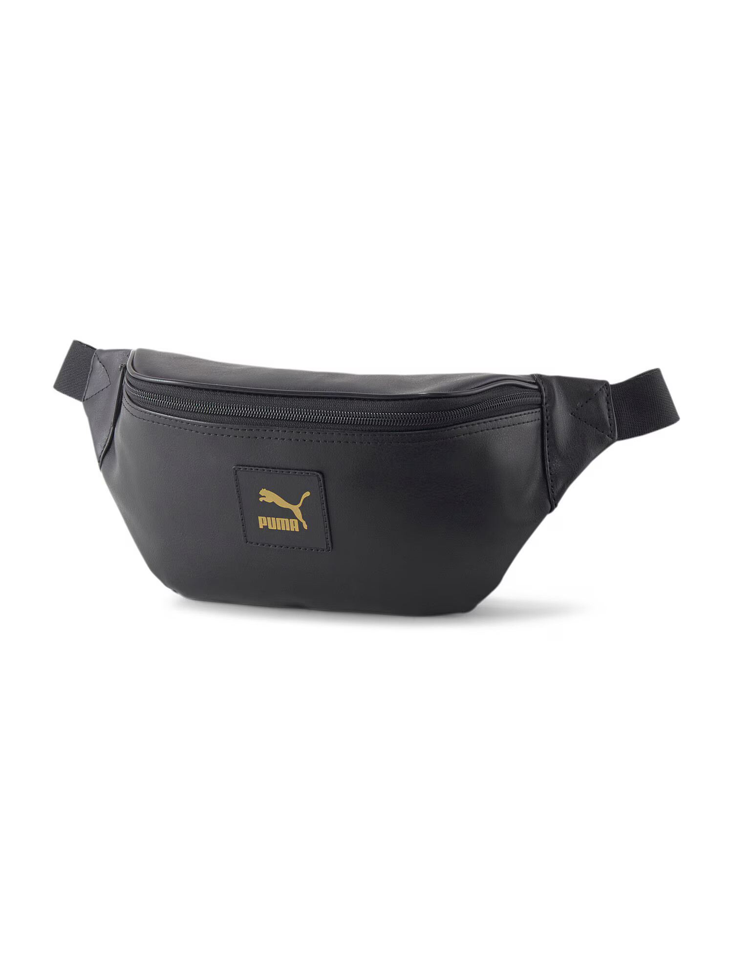 PUMA Τσαντάκι μέσης 'Classics Elevated PU Waist Bag' κίτρινο / μαύρο - Pepit.gr