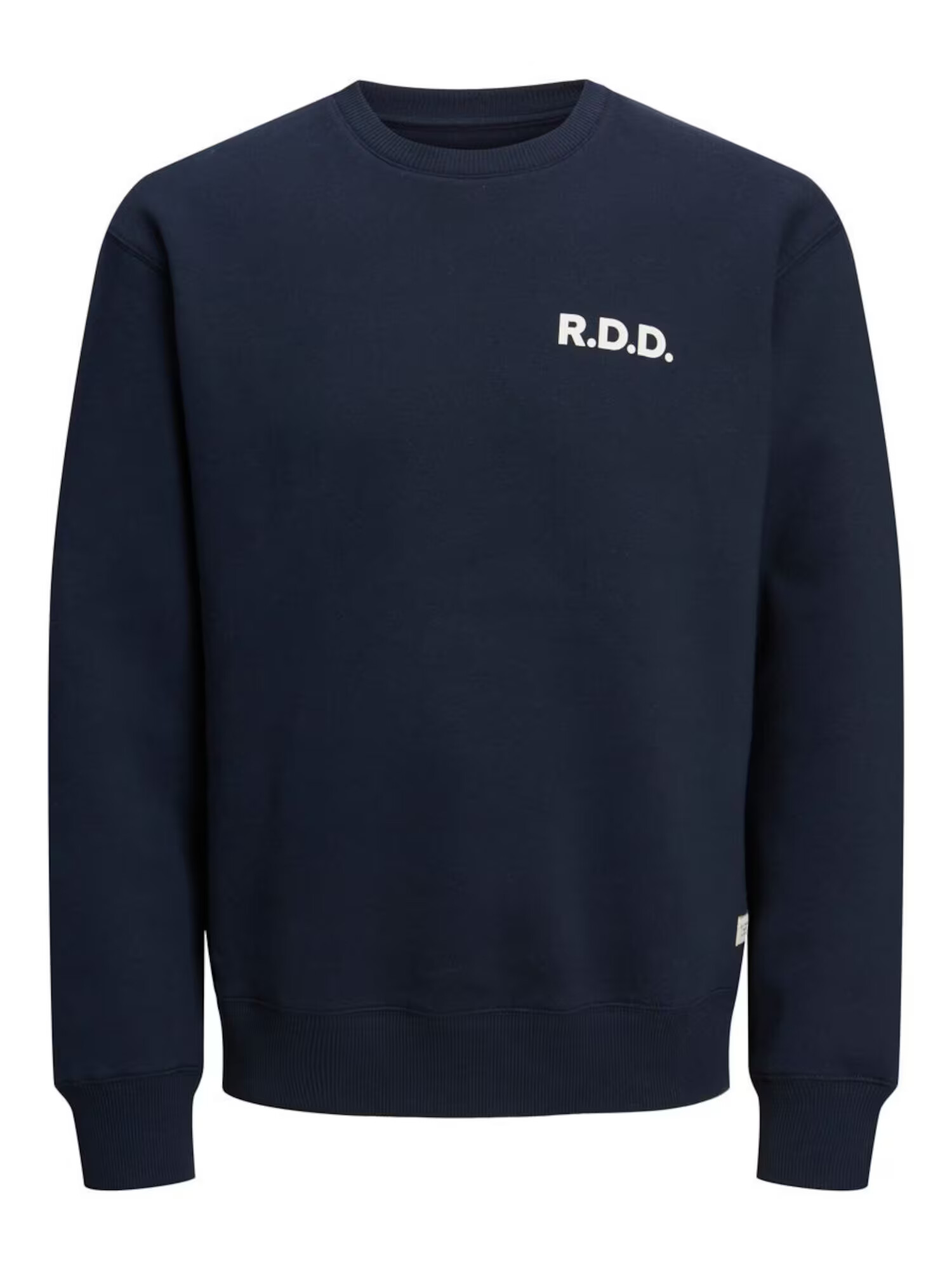 R.D.D. ROYAL DENIM DIVISION Μπλούζα φούτερ 'Carl' σκούρο μπλε / λευκό - Pepit.gr