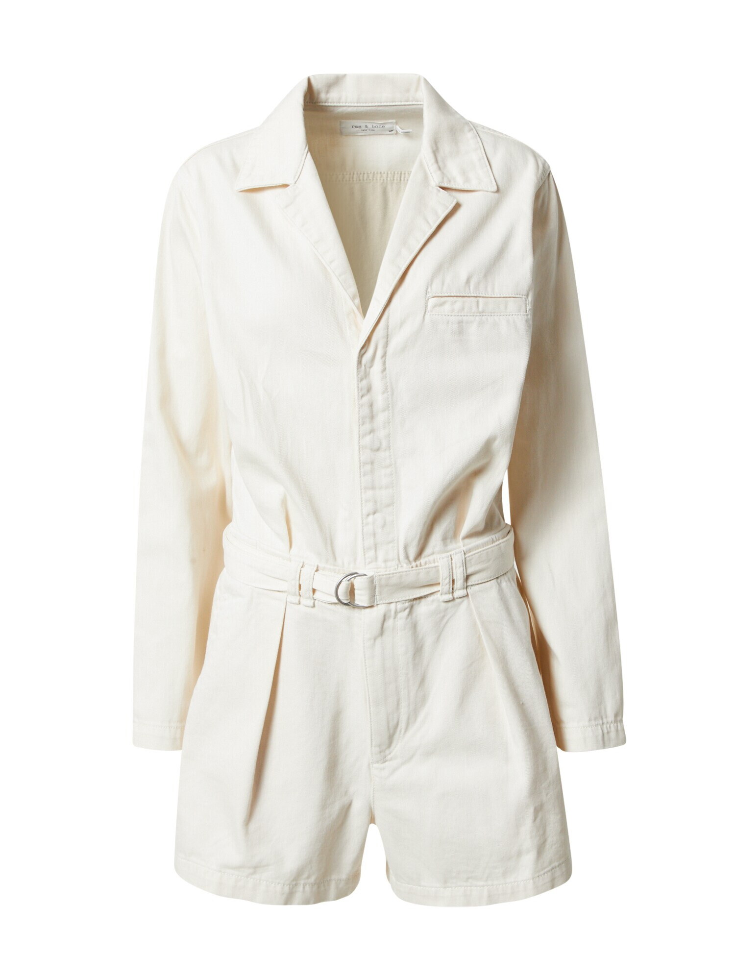 rag & bone Ολόσωμη φόρμα 'pleated romper' κρεμ - Pepit.gr