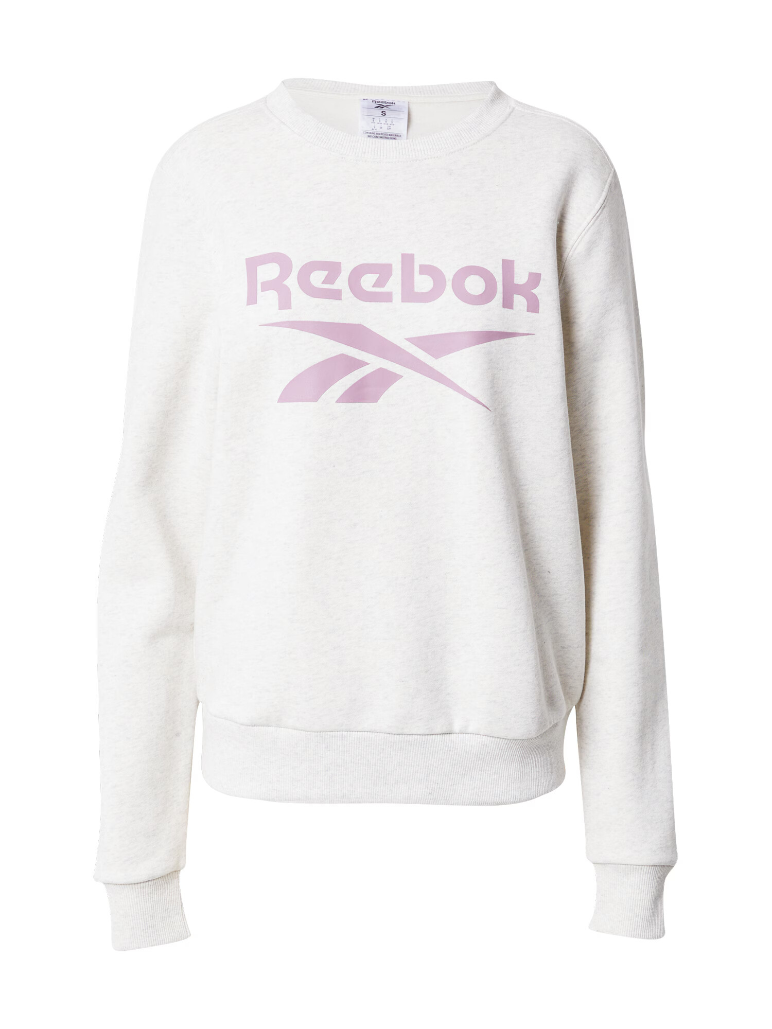 Reebok Classics Μπλούζα φούτερ κρεμ / μοβ - Pepit.gr