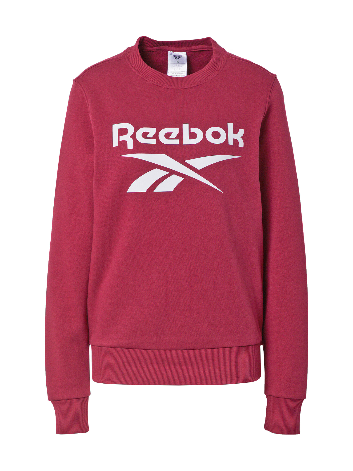 Reebok Classics Μπλούζα φούτερ μπορντό / λευκό - Pepit.gr