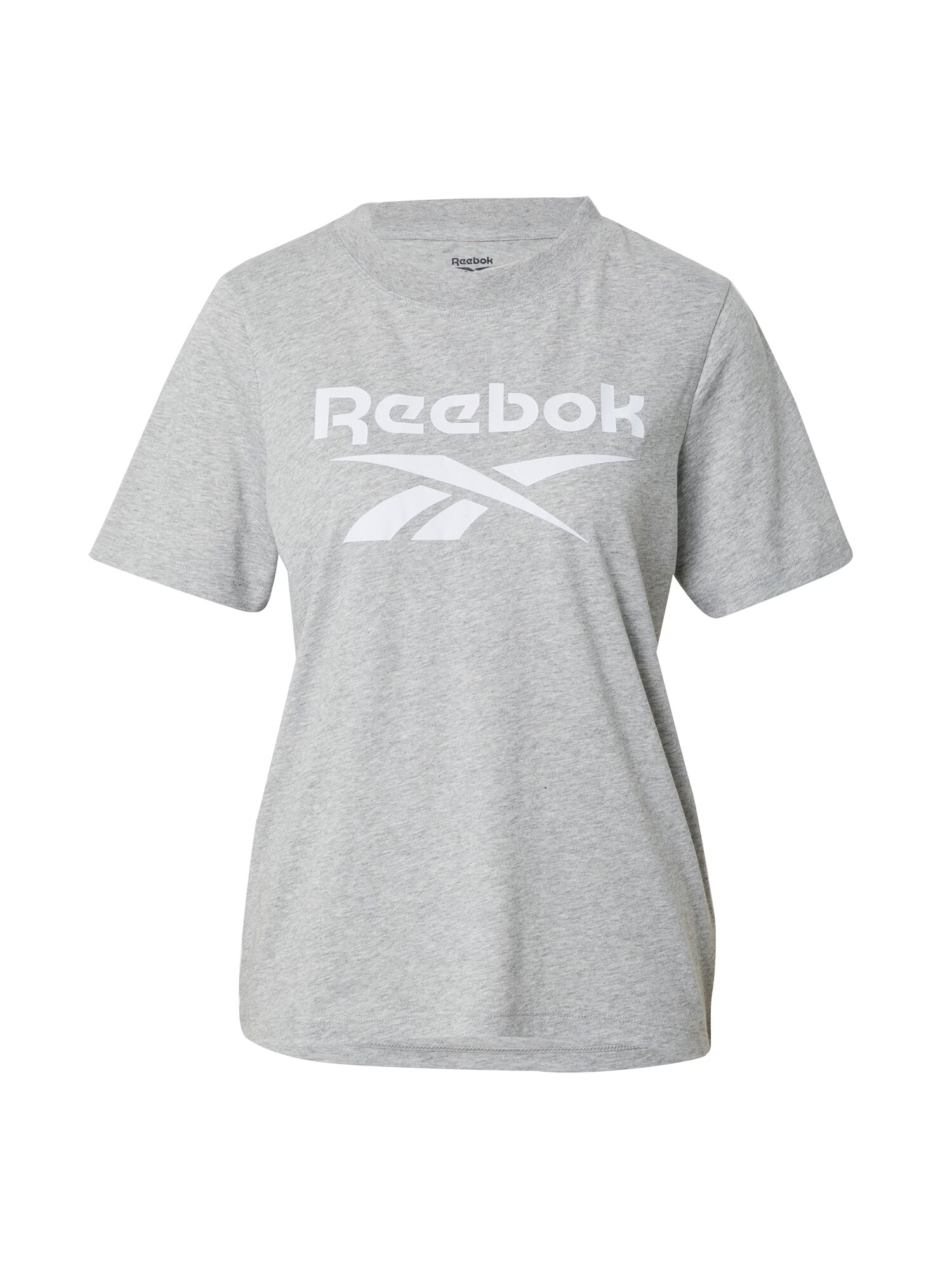 Reebok Classics Μπλουζάκι ανοικτό γκρι / λευκό - Pepit.gr