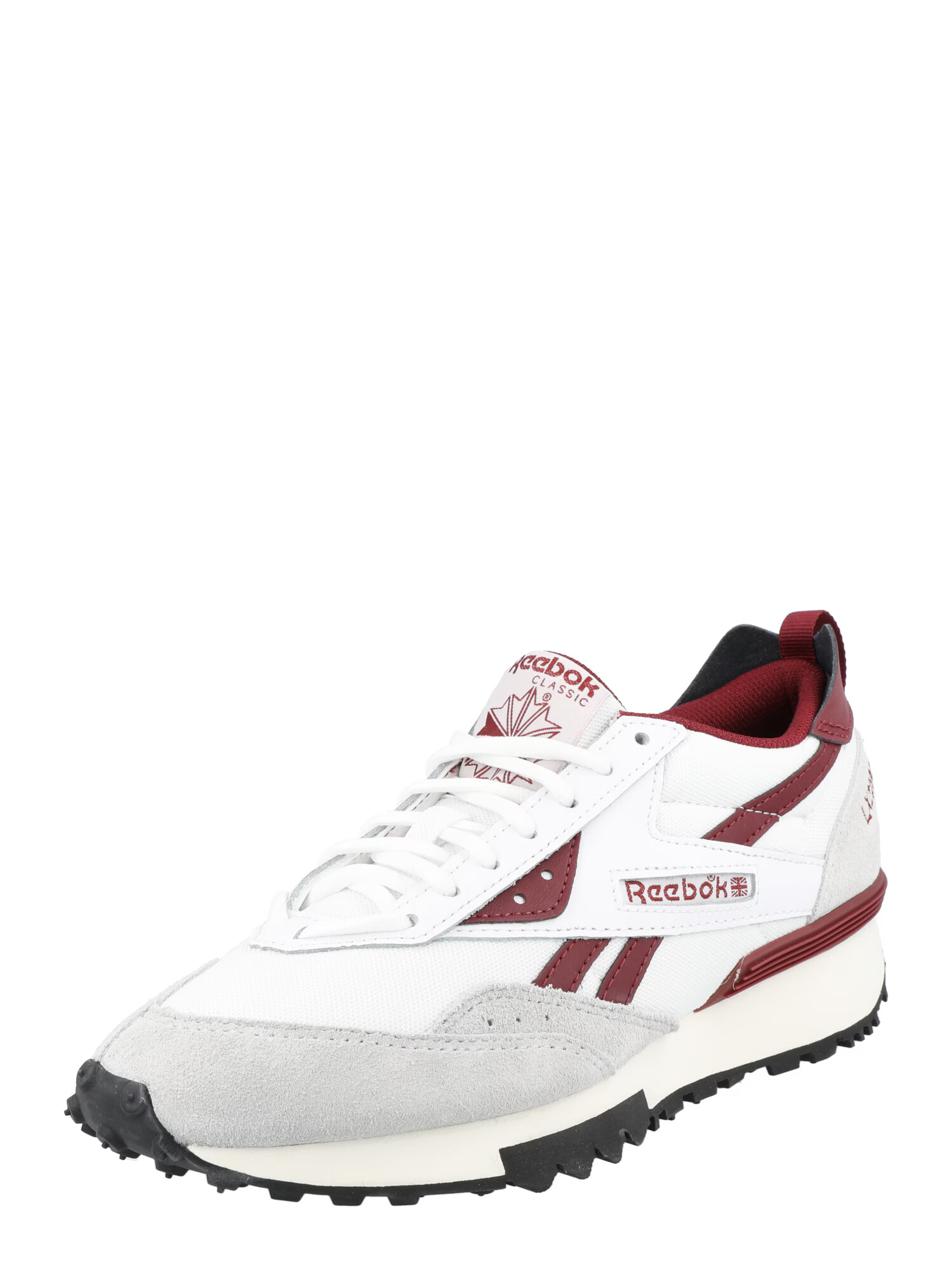 Reebok Classics Σνίκερ χαμηλό ανοικτό γκρι / μπορντό / λευκό - Pepit.gr