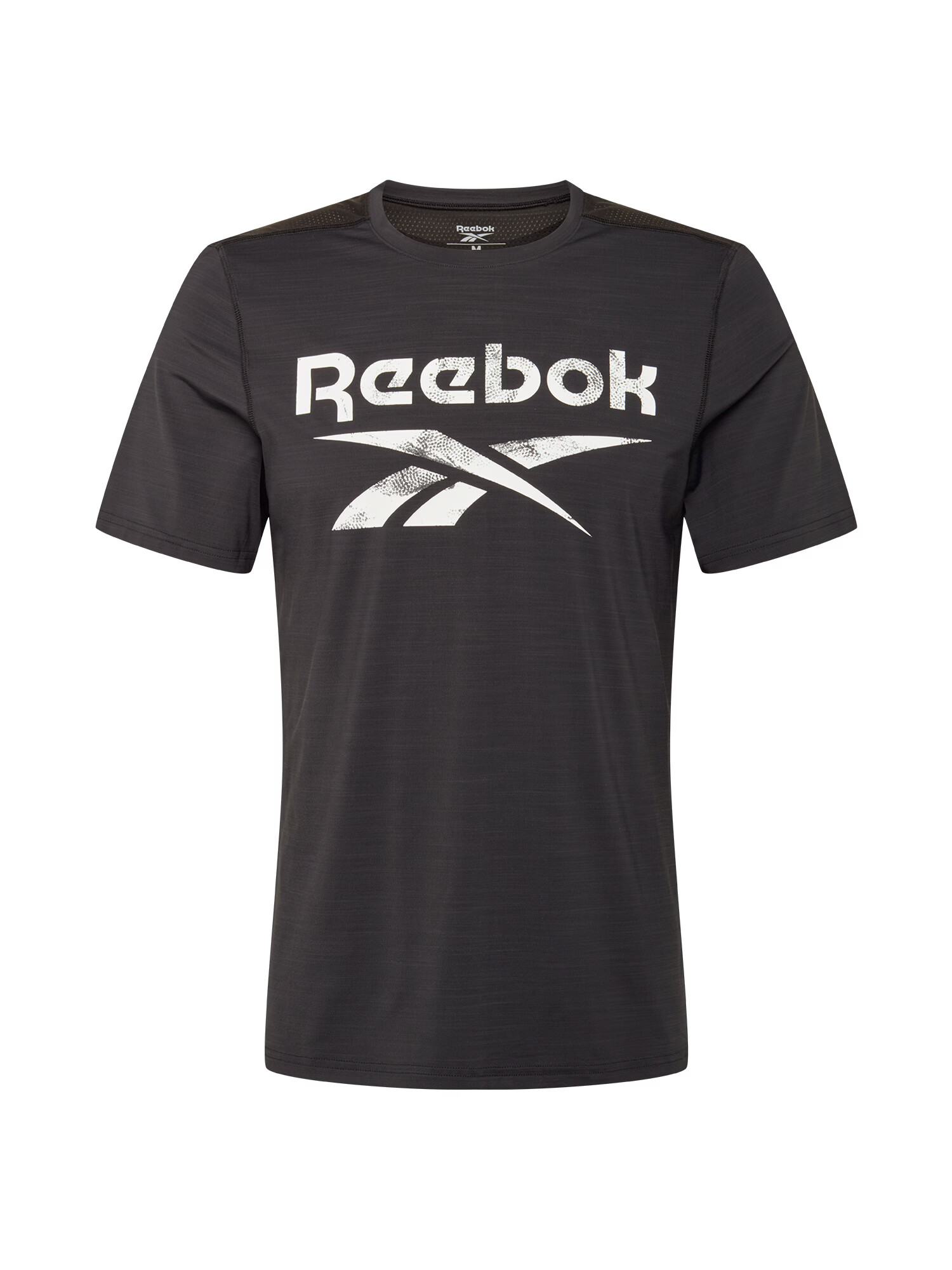 Reebok Λειτουργικό μπλουζάκι μαύρο / λευκό - Pepit.gr