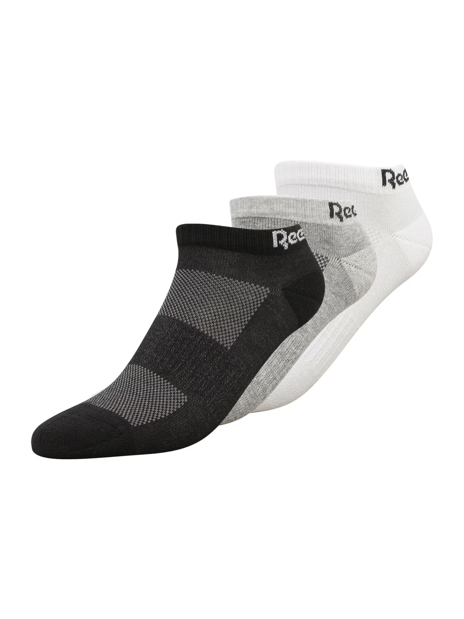 Reebok Sport Αθλητικές κάλτσες γκρι μελανζέ / μαύρο / λευκό - Pepit.gr