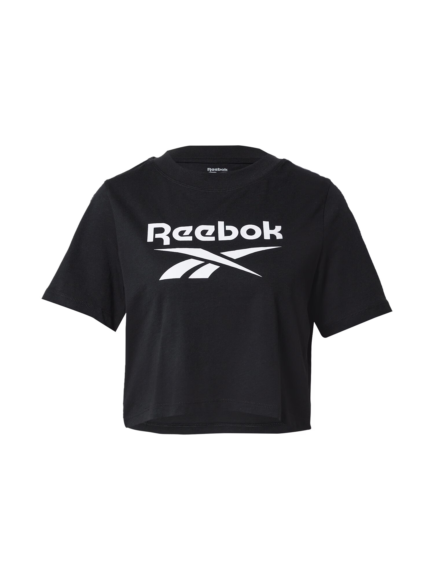 Reebok Sport Λειτουργικό μπλουζάκι μαύρο / λευκό - Pepit.gr