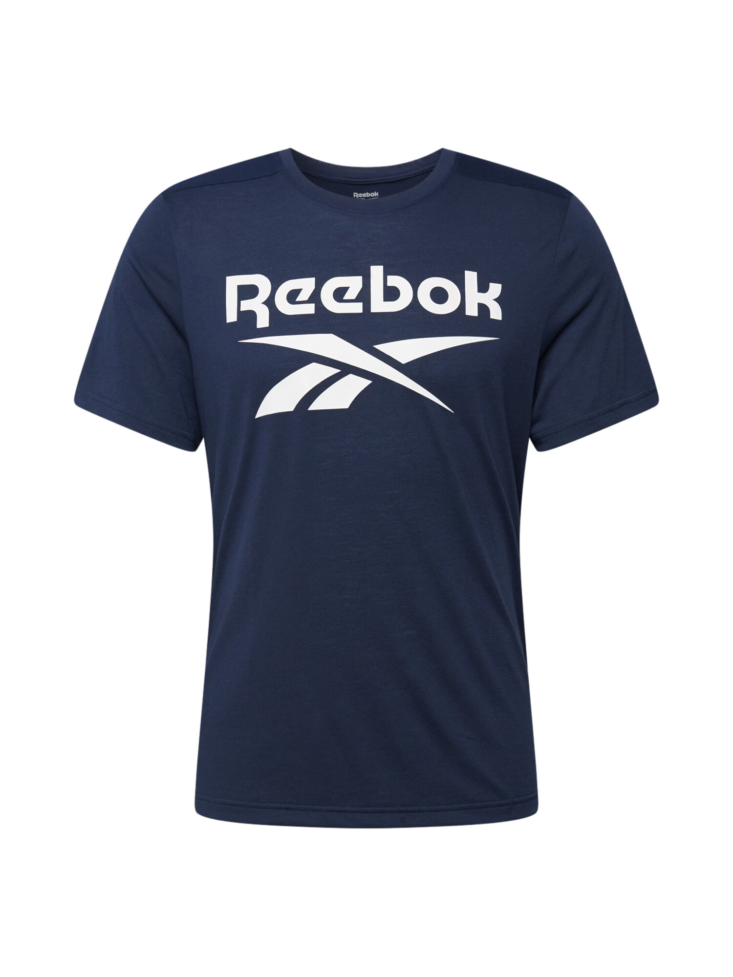 Reebok Sport Λειτουργικό μπλουζάκι σκούρο μπλε / λευκό - Pepit.gr