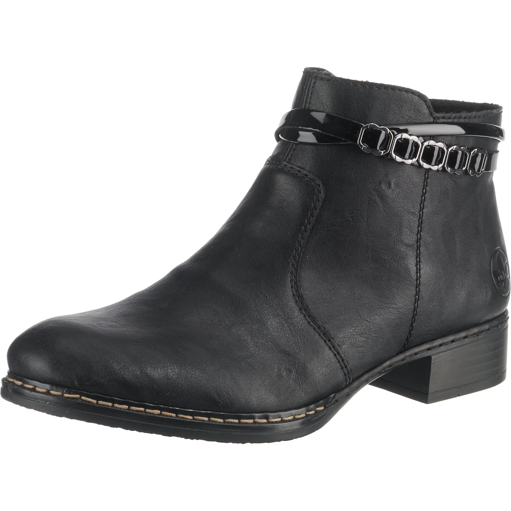 Rieker Ankle boots μαύρο - Pepit.gr