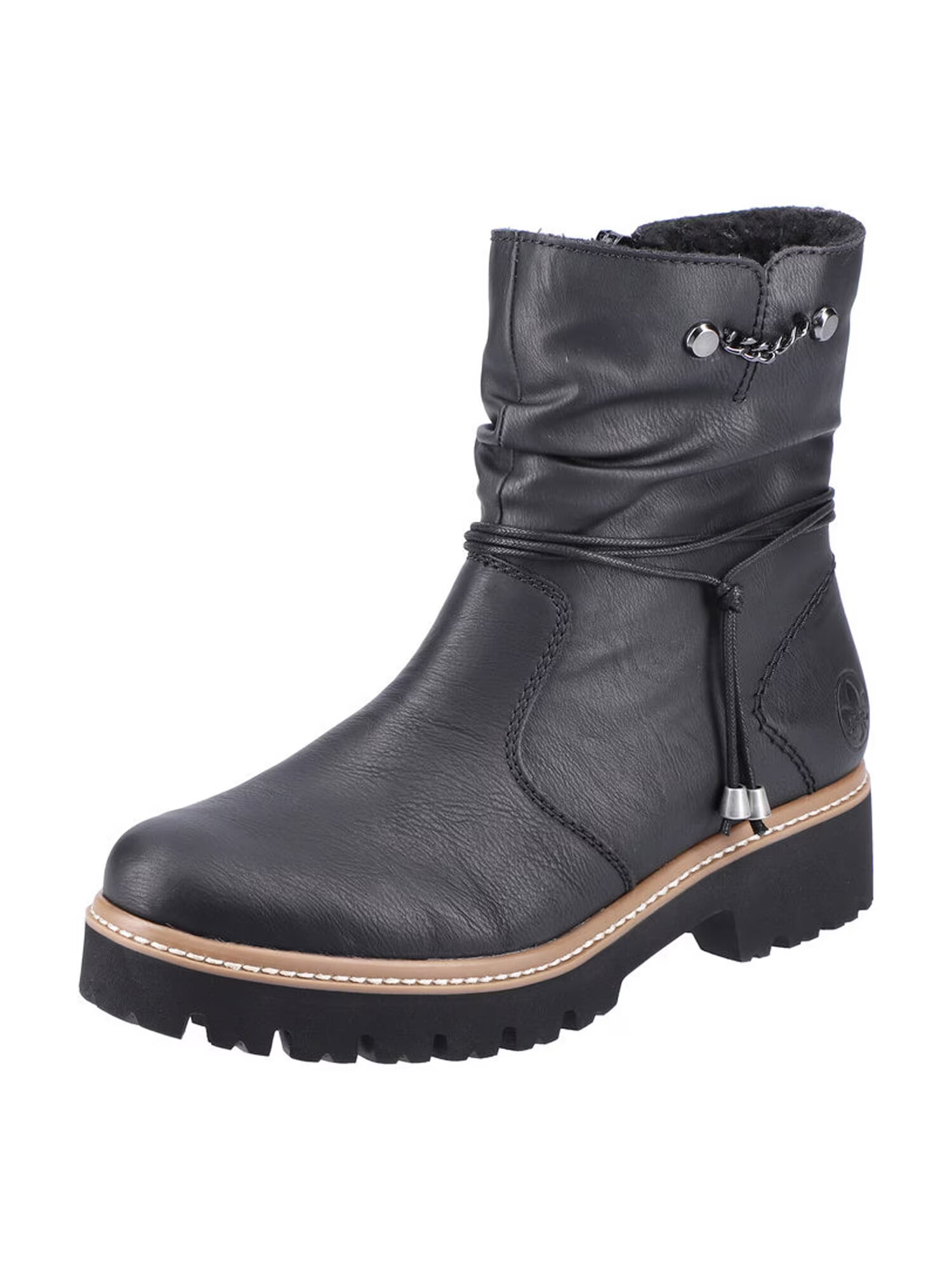 Rieker Boots μαύρο - Pepit.gr