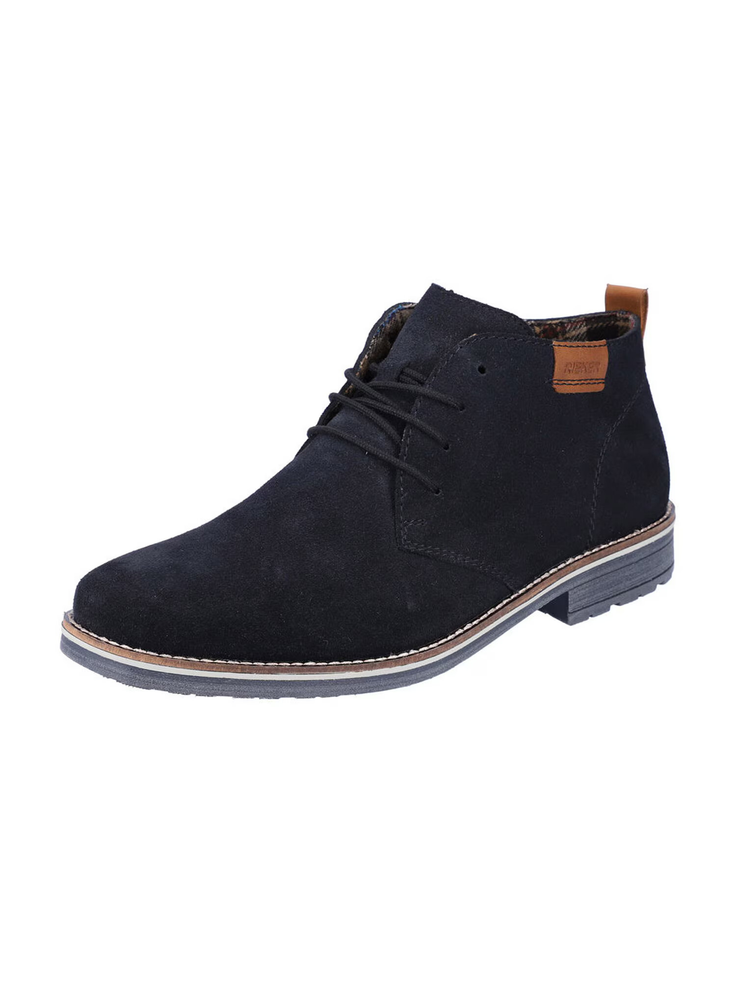 Rieker Chukka boots μπλε νύχτας / κονιάκ - Pepit.gr