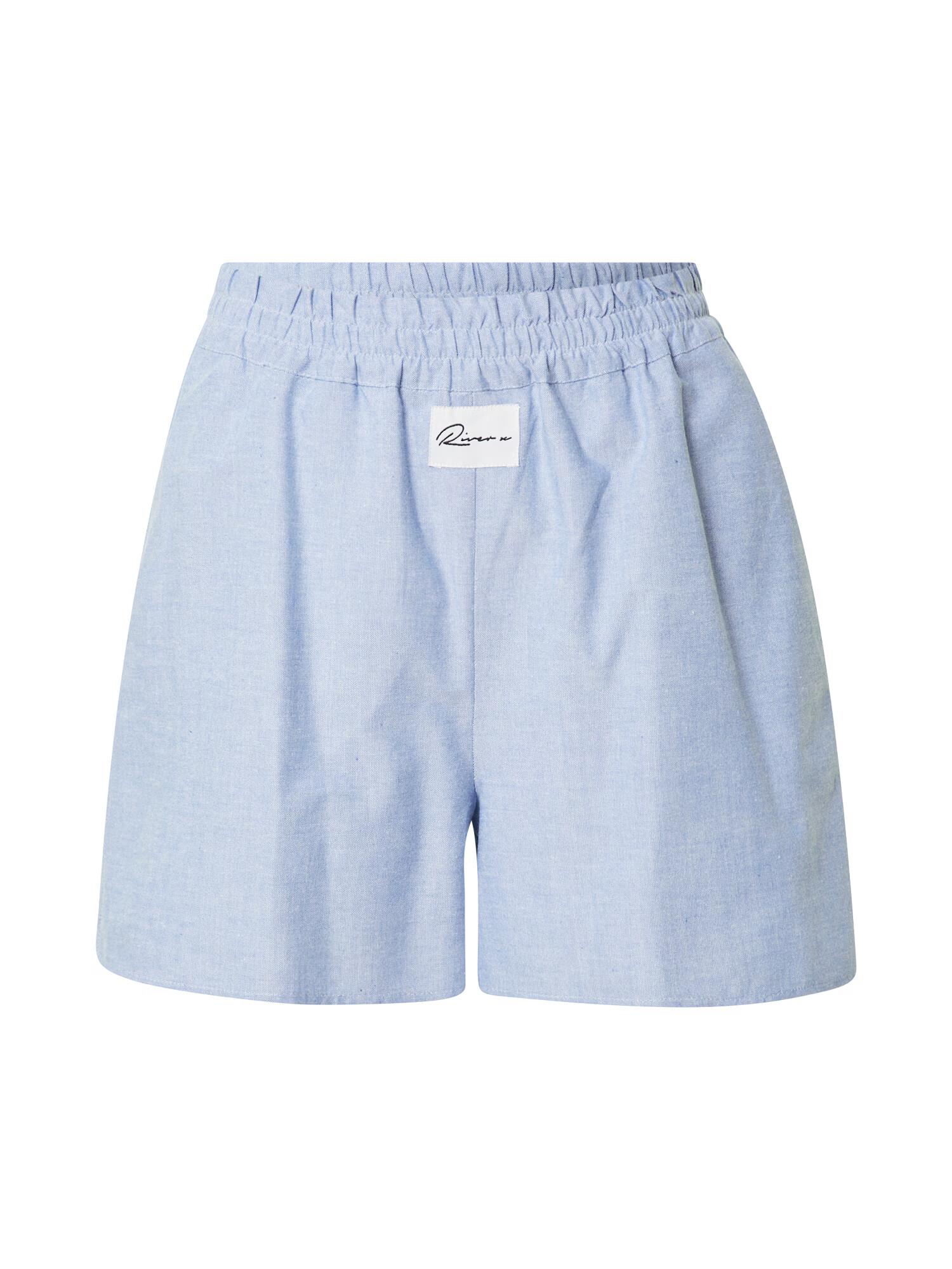 River Island Παντελόνι 'CHAMBRAY OXFORD' γαλάζιο - Pepit.gr